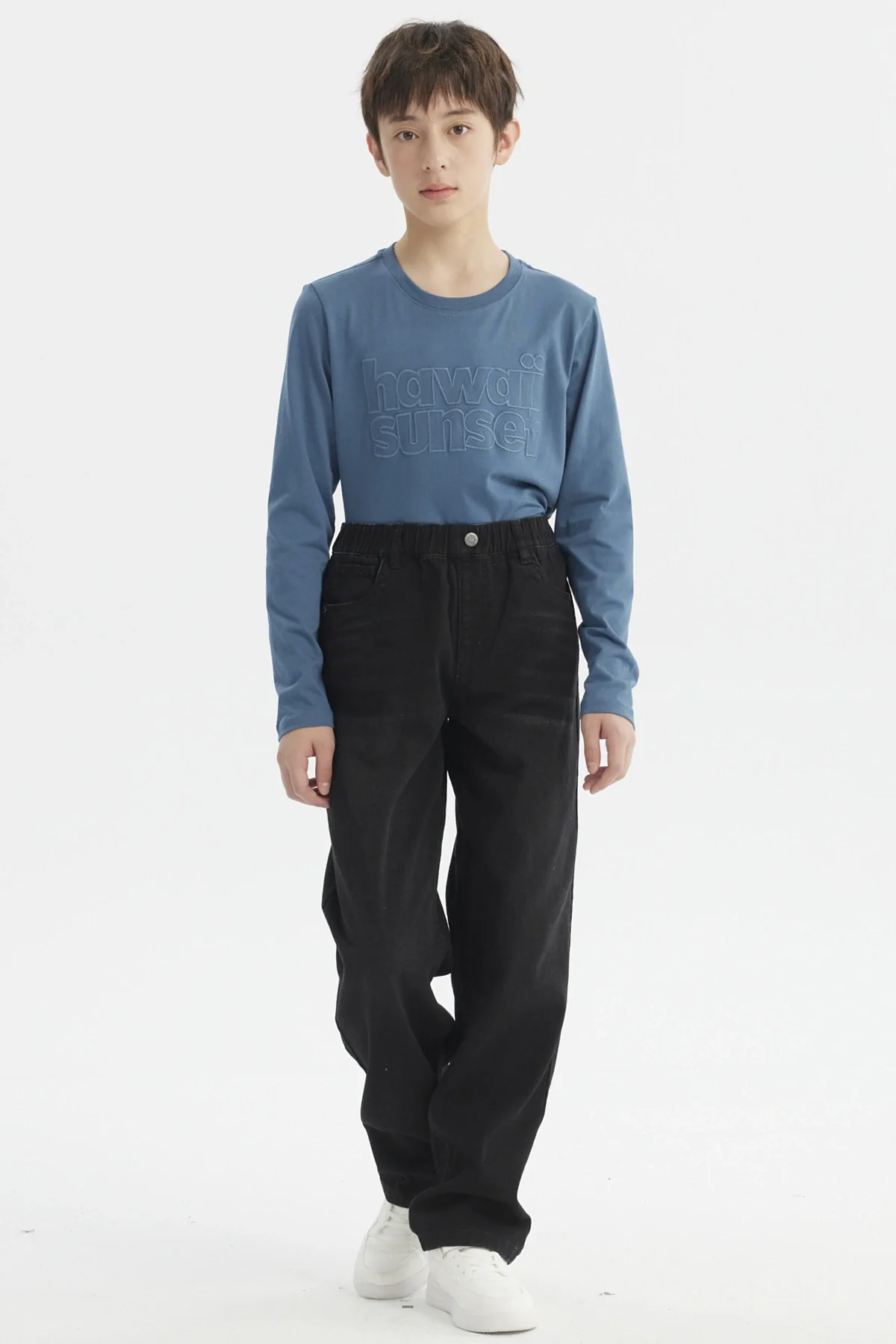 Jeans Niño Baggy Negro - Image 4