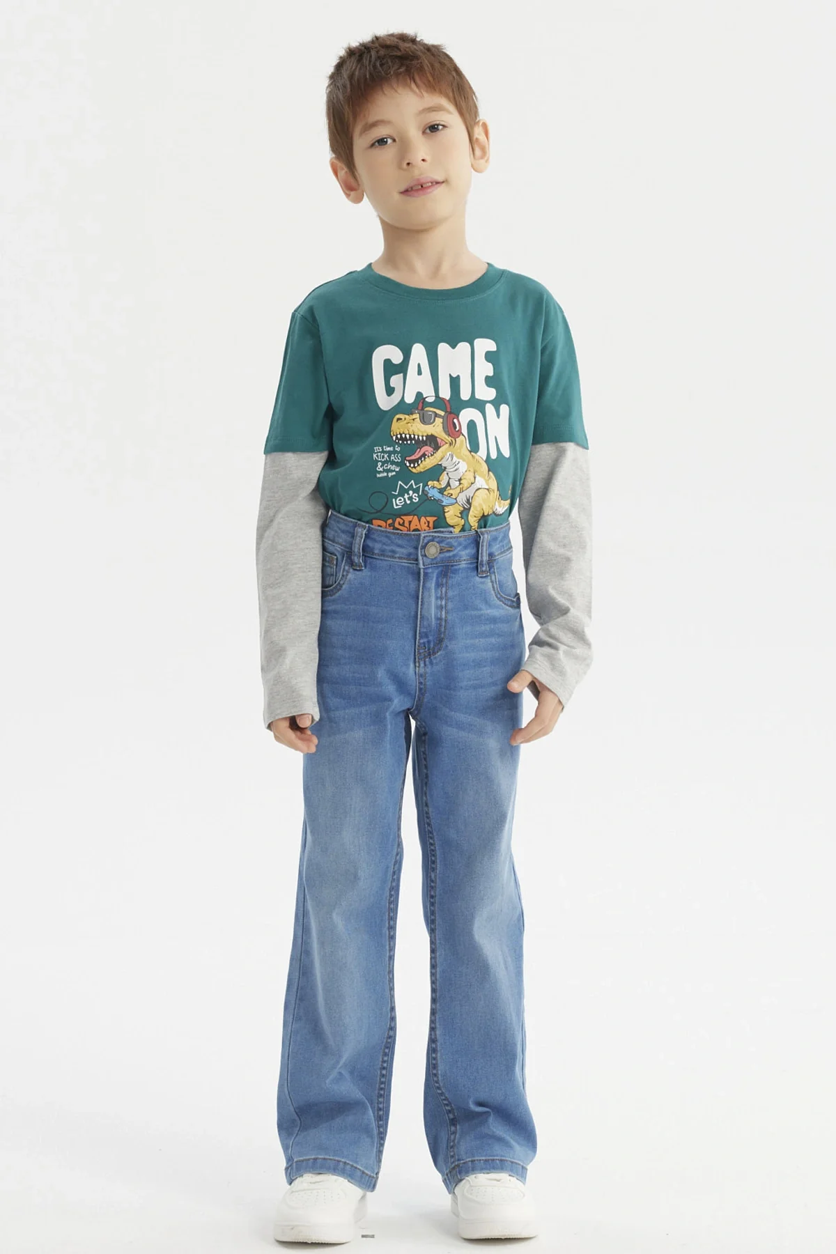 Jeans Niño Básico Azul - Image 4