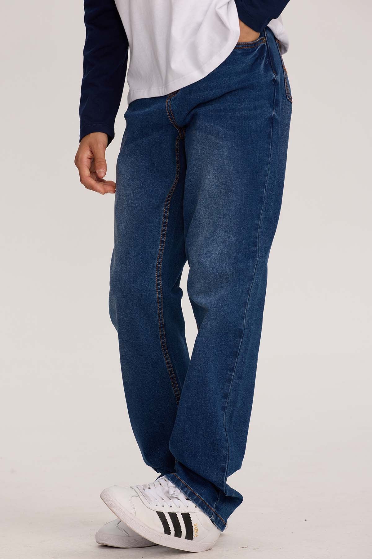Jeans Niño Básico Azul Oscuro - Image 2