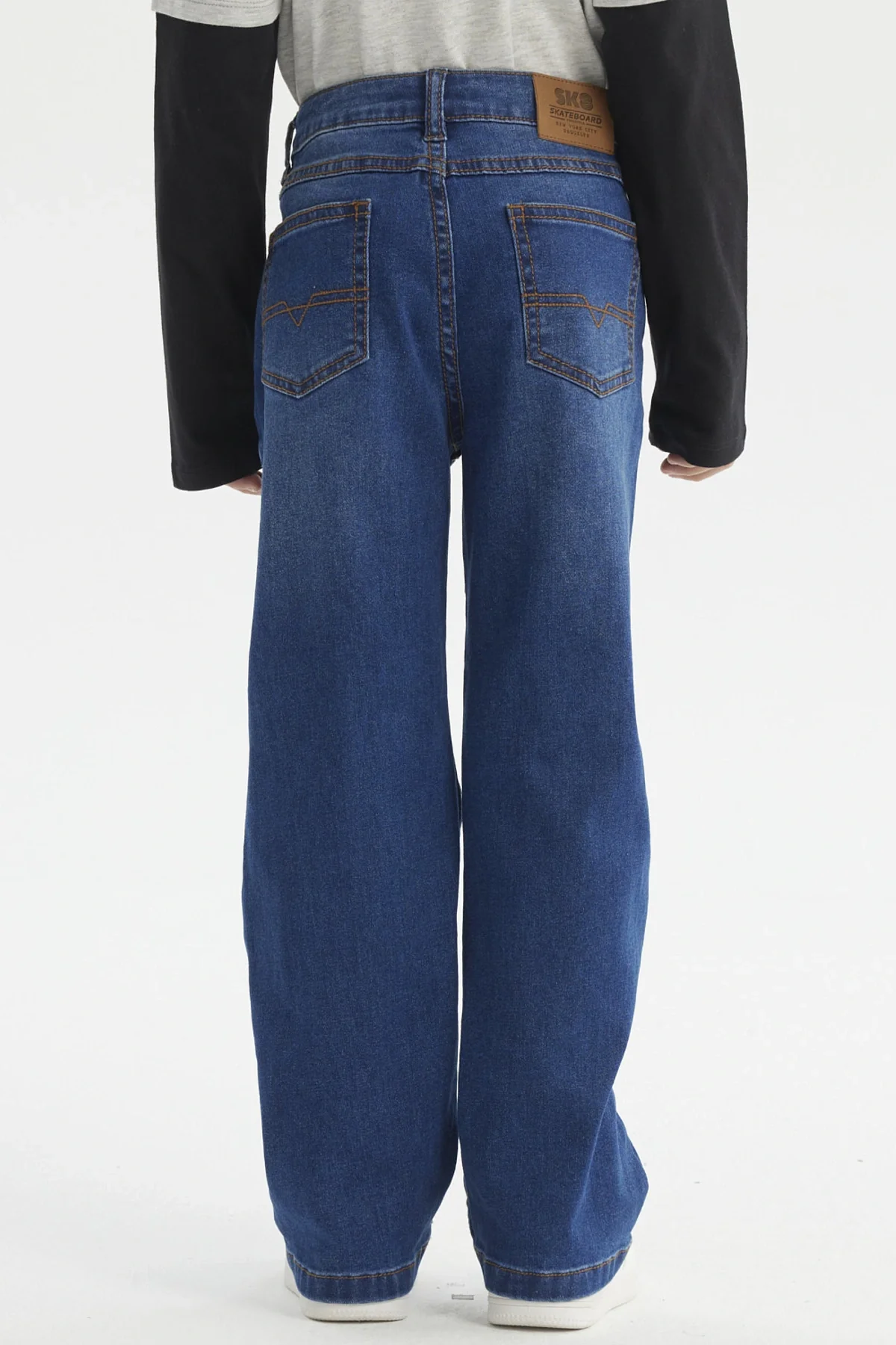 Jeans Niño Básico Azul Oscuro - Image 3