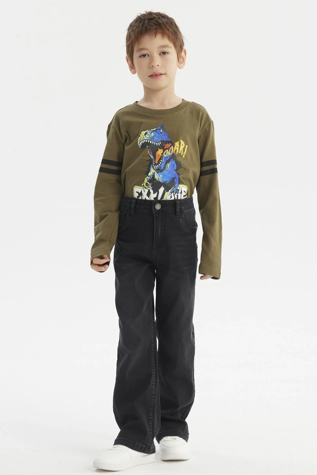 Jeans Niño Básico Negro - Image 4