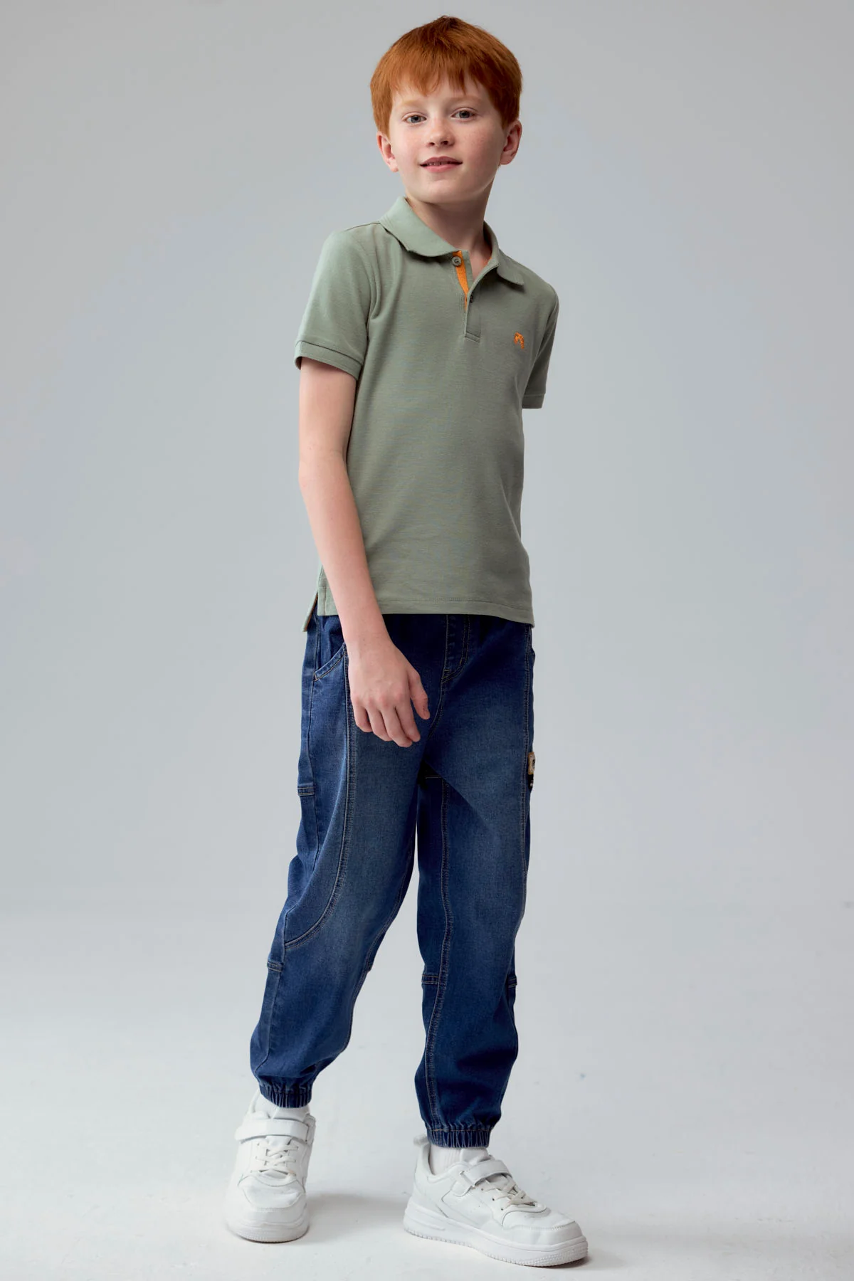 Jeans Niño Jogger Azul - Image 4