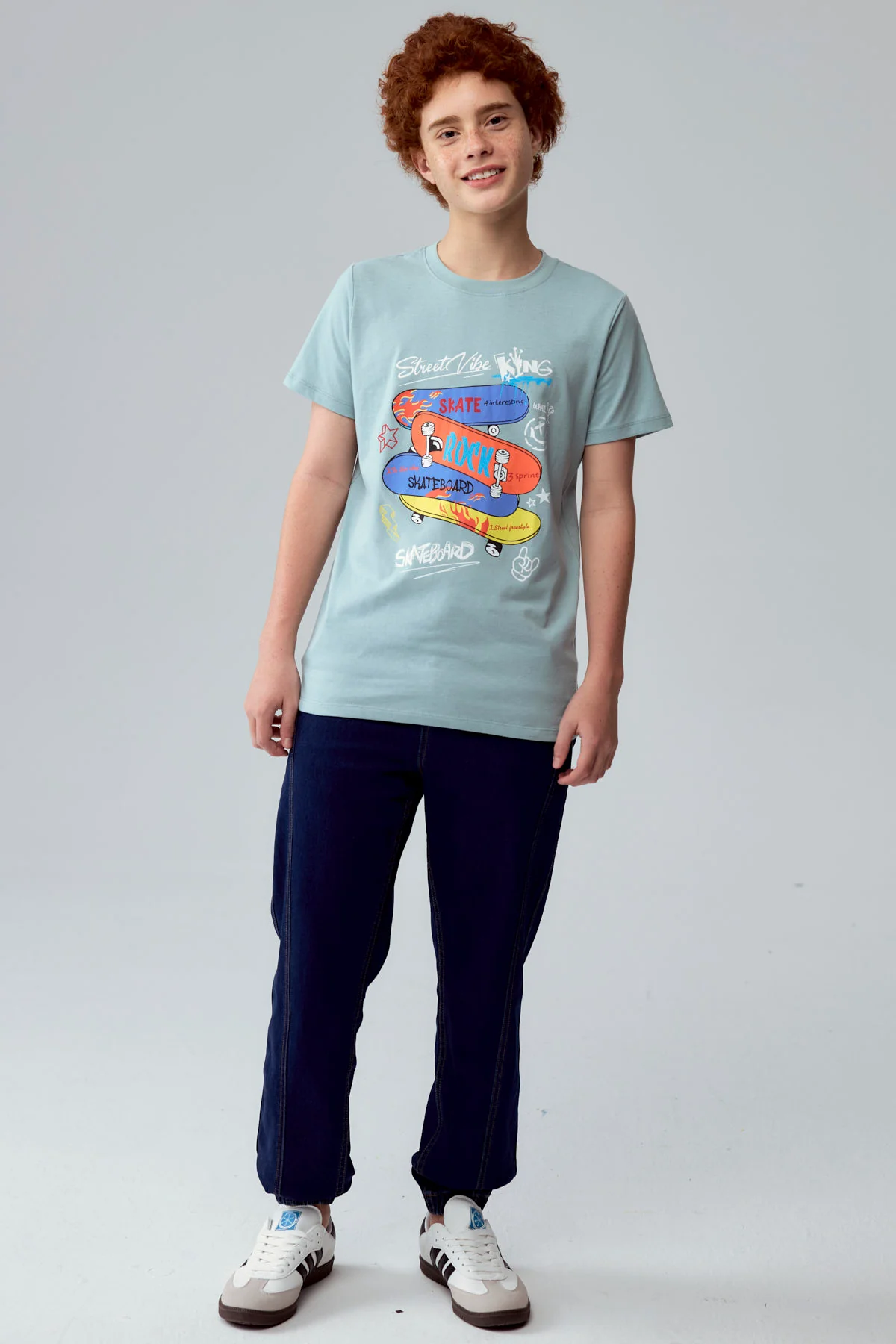 Jeans Niño Jogger Azul Oscuro - Image 4