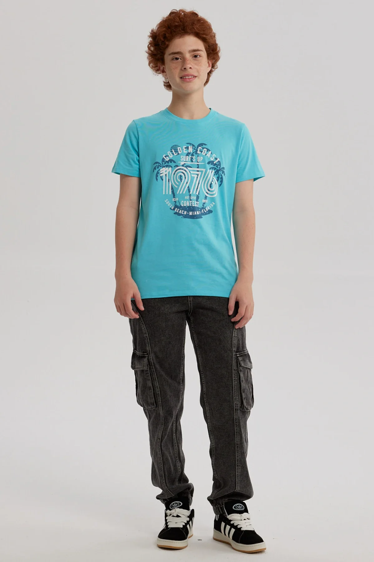 Jeans Niño Jogger Cargo Negro - Image 4