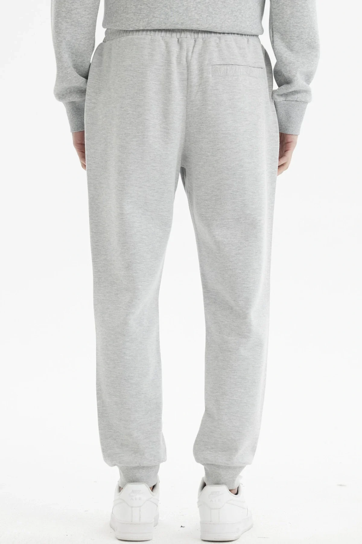 Pantalón Buzo Hombre Jogger Básico Gris Melange - Image 3