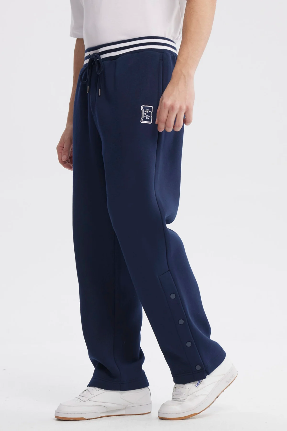 Pantalón Buzo Hombre Juvenil Calce Recto Azul - Image 2