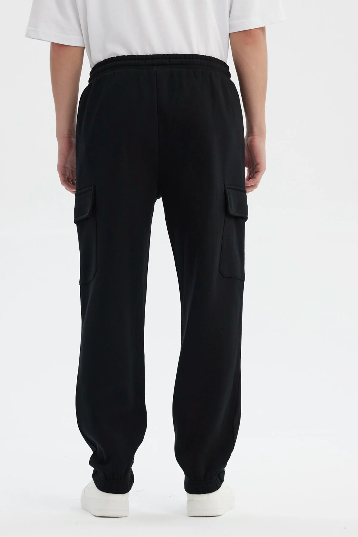 Pantalón Buzo Hombre Juvenil Pitillo Negro - Image 3