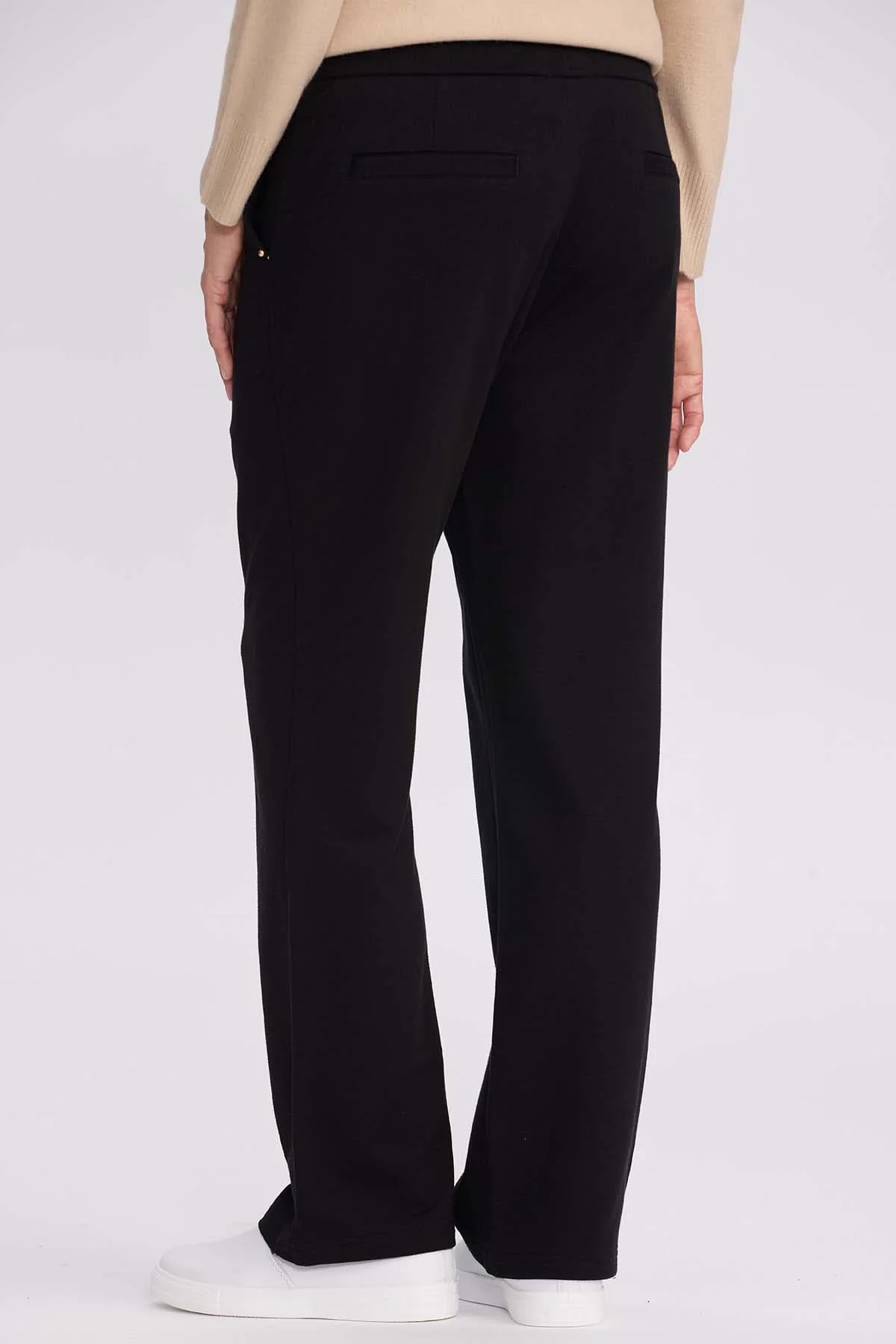 Pantalón Buzo Mujer Clásico Negro - Image 3