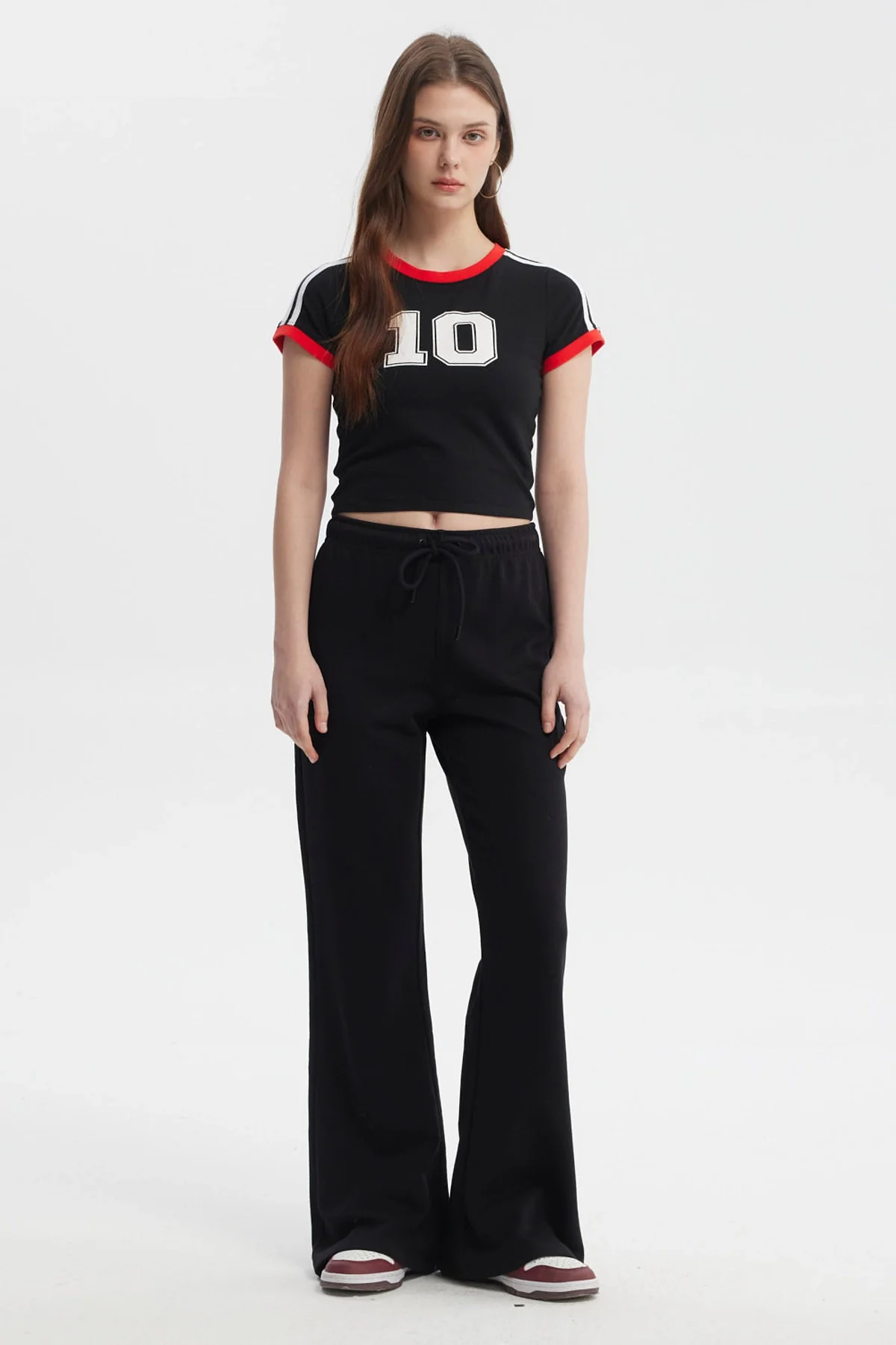 Pantalón Buzo Mujer Estrella Negro - Image 4
