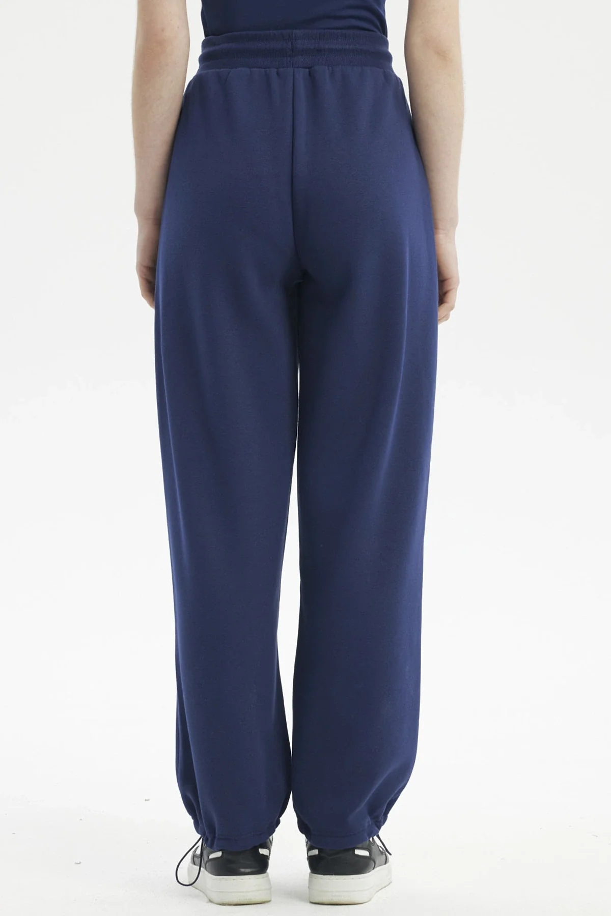 Pantalón Buzo Mujer Pitillo Azul - Image 3
