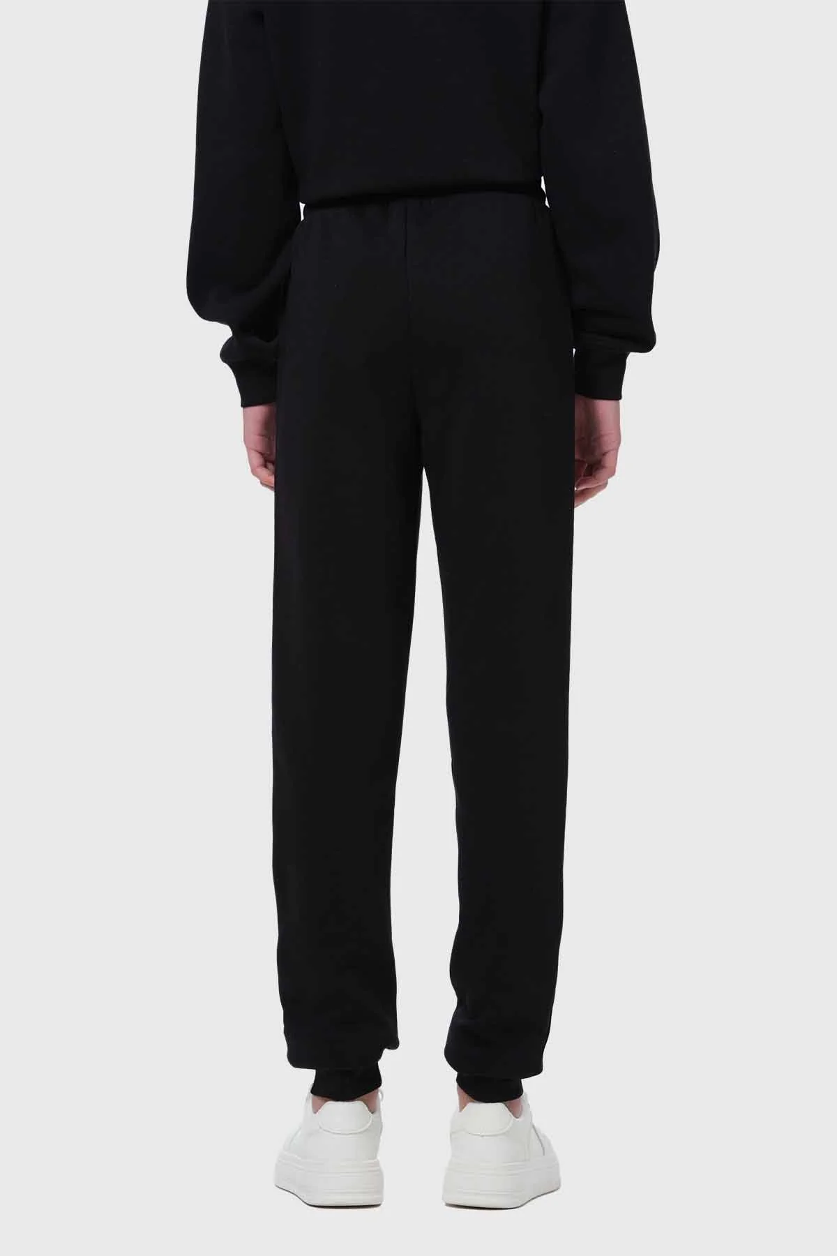 Pantalón Buzo Niña Jogger Negro - Image 3