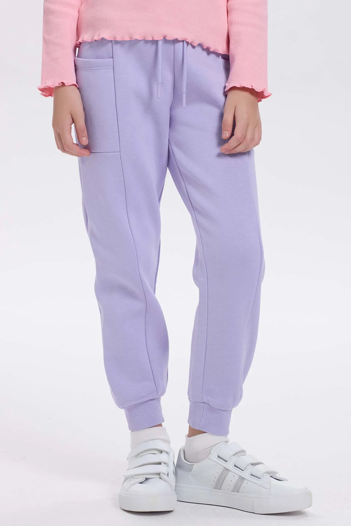 Pantalón Buzo Niña Bipack Negro - Image 2