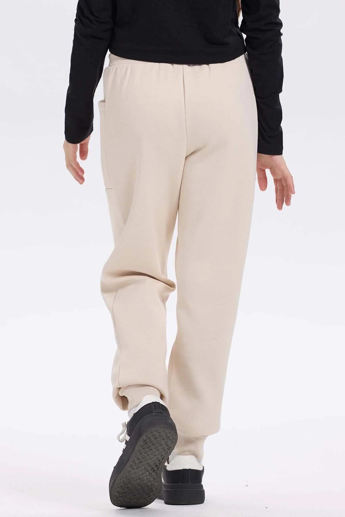 Pantalón Buzo Niña Bipack Negro - Image 6