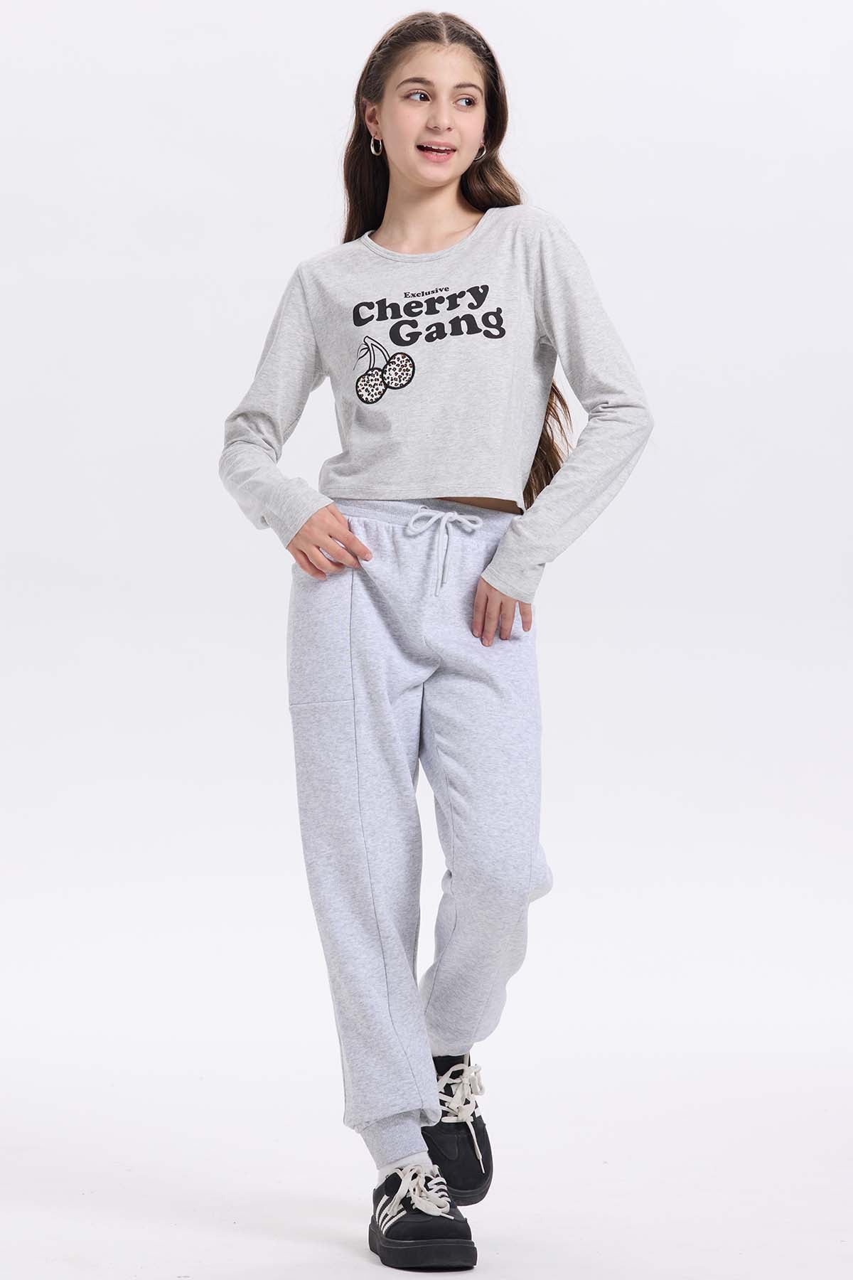 Pantalón Buzo Niña Bipack Vino - Image 8