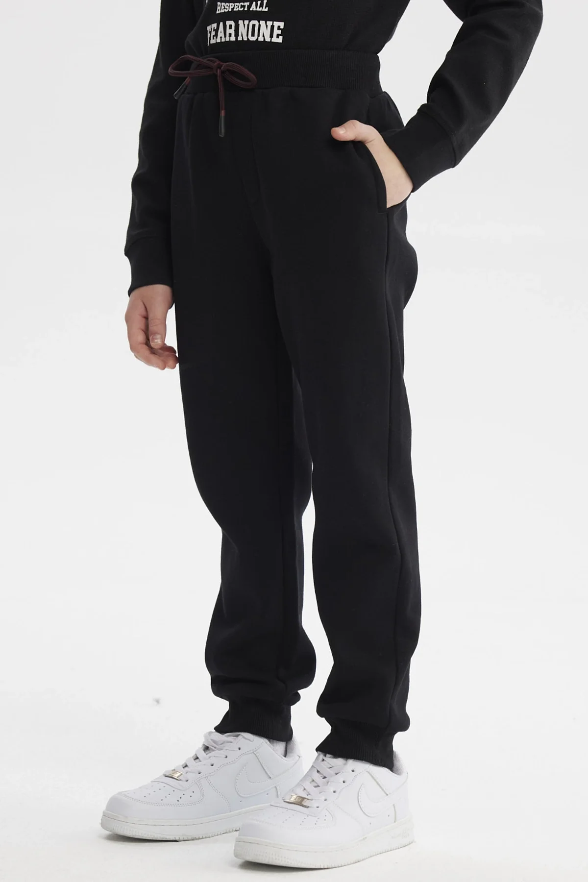 Pantalón Buzo Niño Bipack Toddler Gris Melange - Image 4