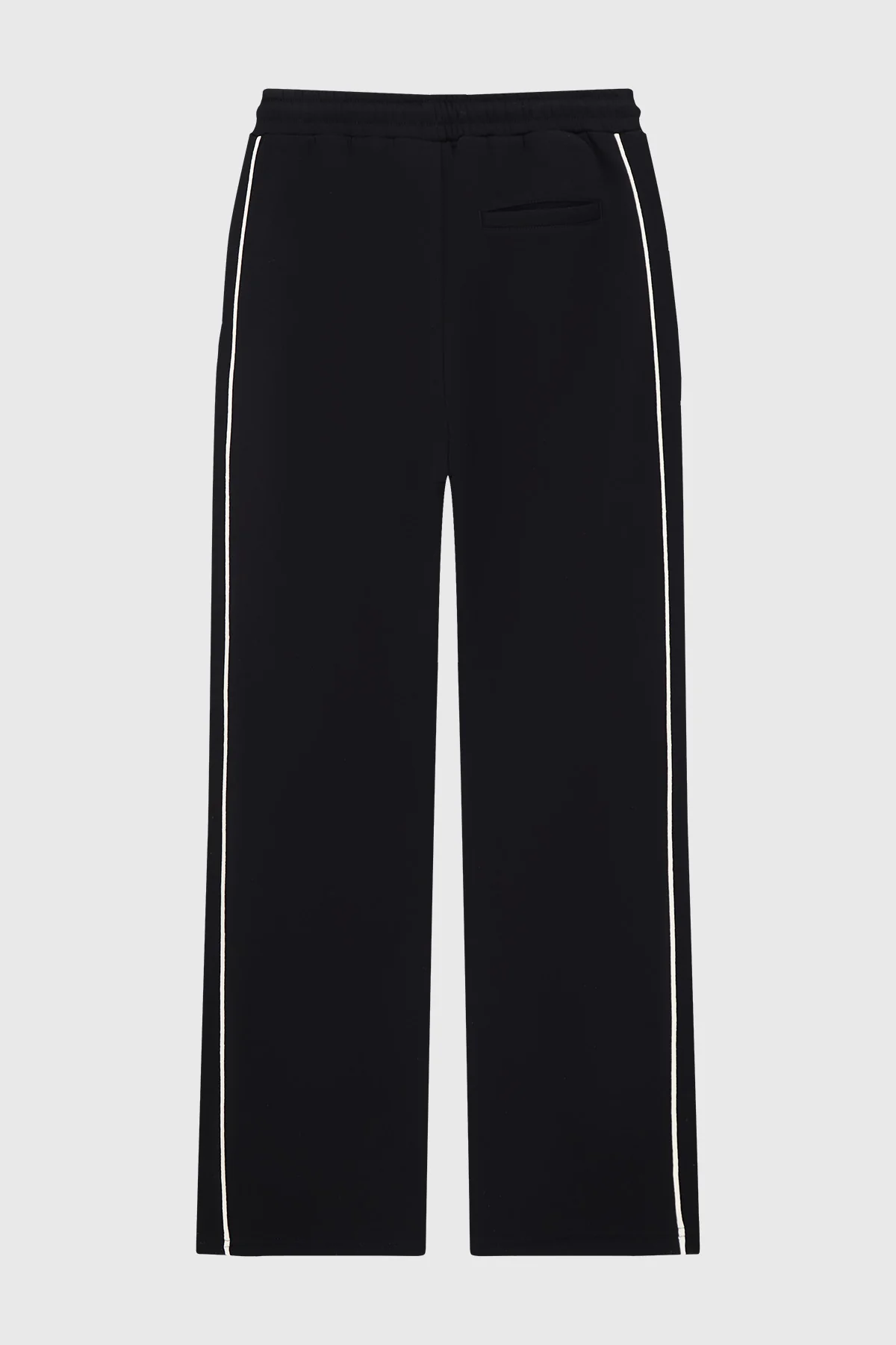 Pantalón Buzo Niño Calce Recto Con Pipping Negro - Image 2