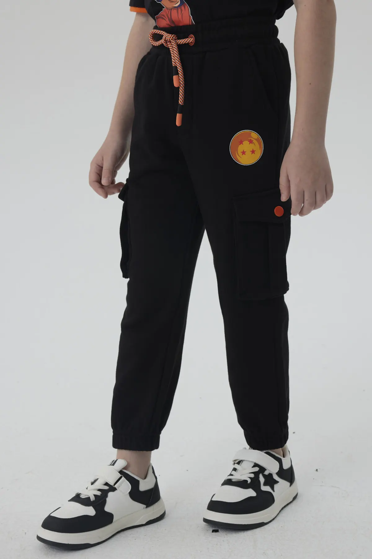 Pantalón Buzo Niño Jogger Dragon Ball Negro - Image 2