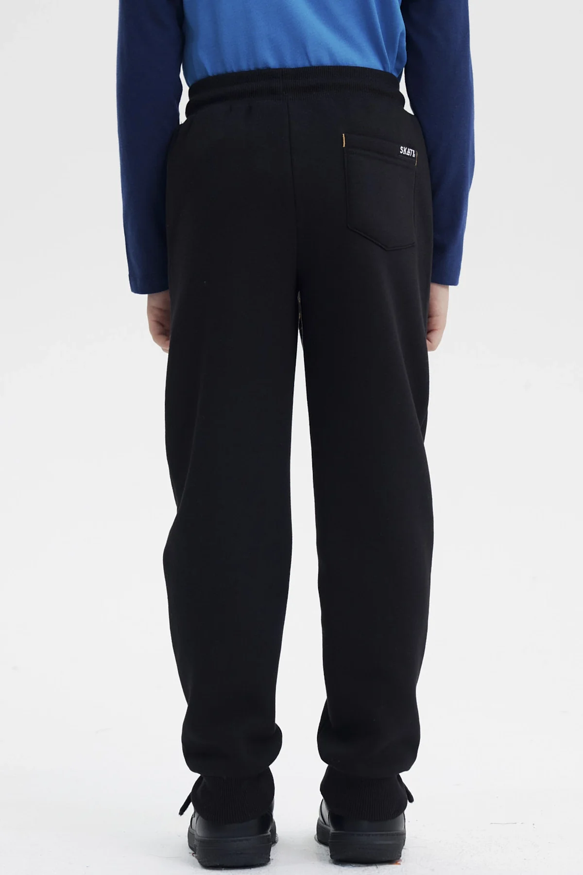 Pantalón Buzo Niño Jogger Negro - Image 3