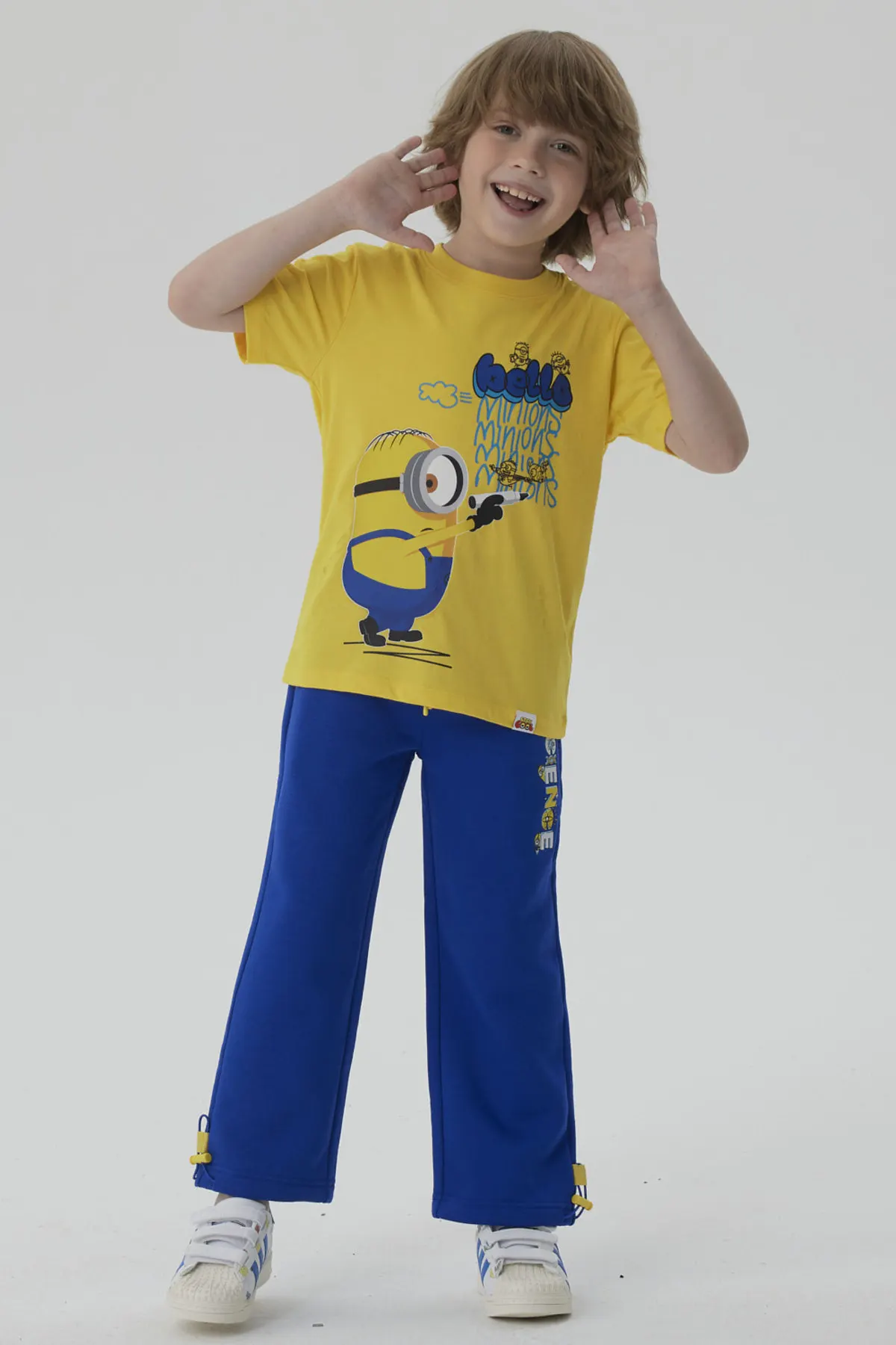 Pantalón Buzo Niño Minions Azul - Image 4