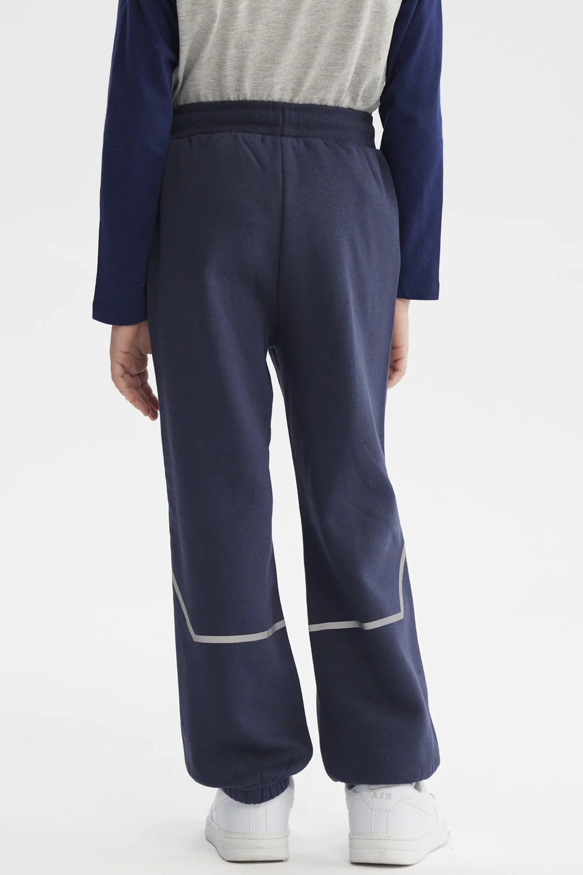Pantalón Buzo Niño Pitillo Azul - Image 3