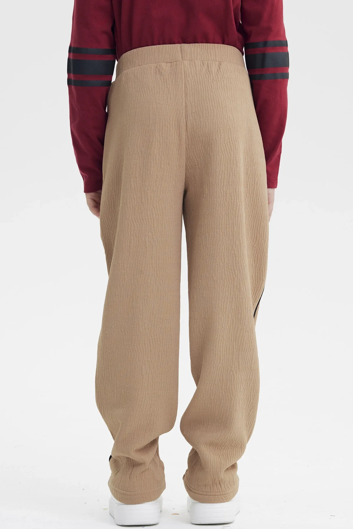 Pantalón Buzo Niño Pitillo Kaki - Image 3