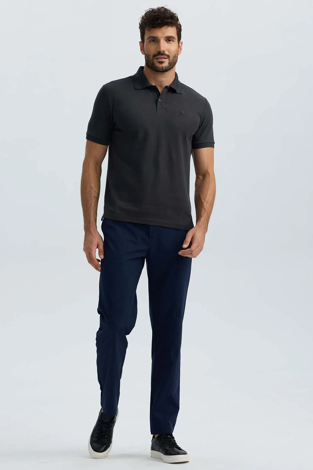 Pantalón Hombre 1 Bolsillo Comfort Azul Marino - Image 4