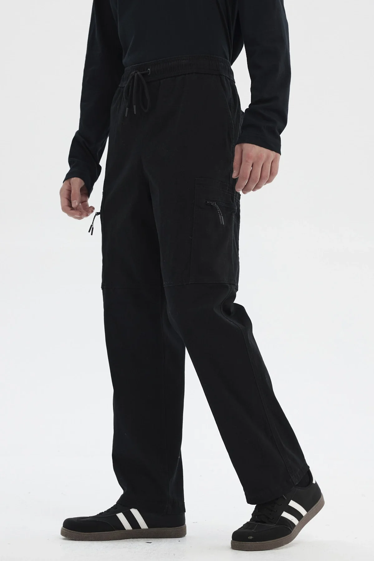 Pantalón Hombre Calce Recto Negro - Image 2