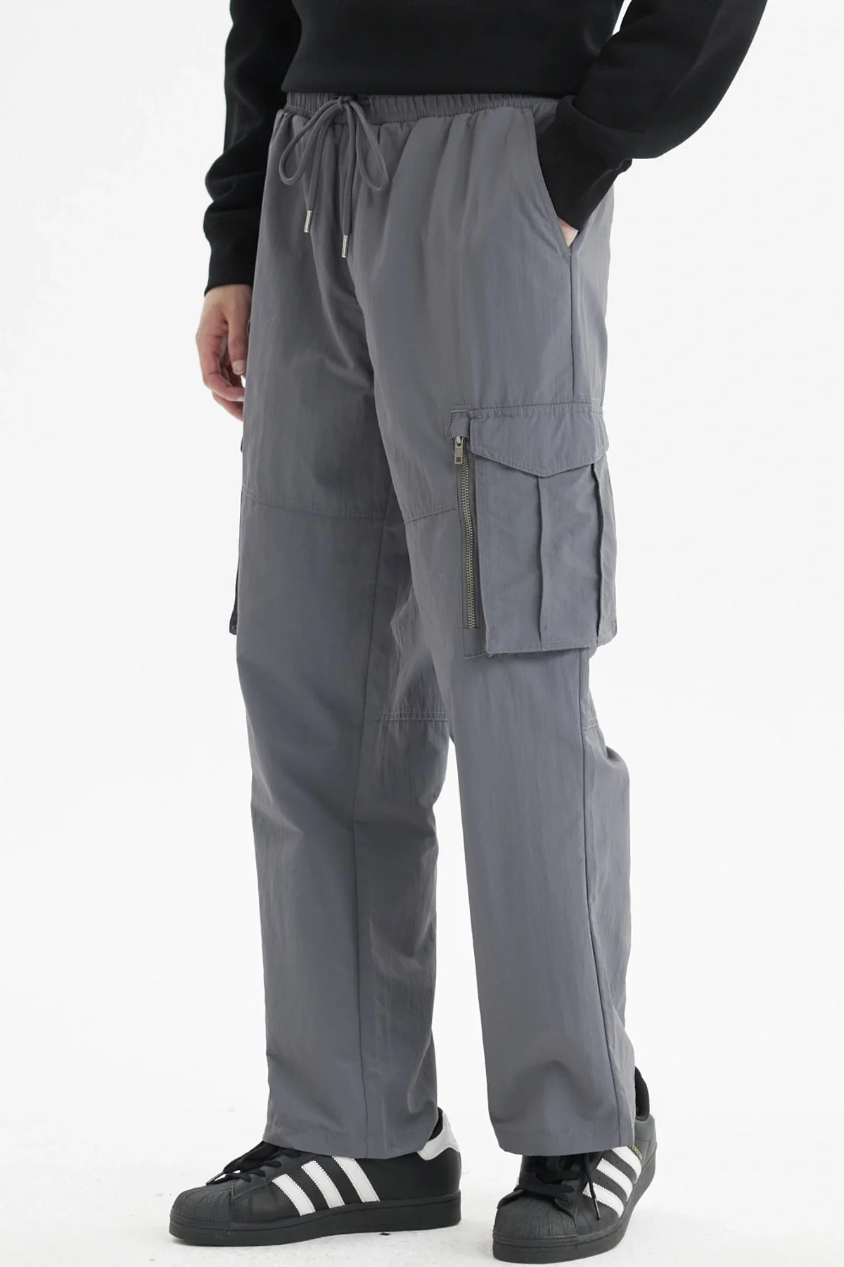 Pantalón Hombre Cargo Parachute Marengo - Image 2