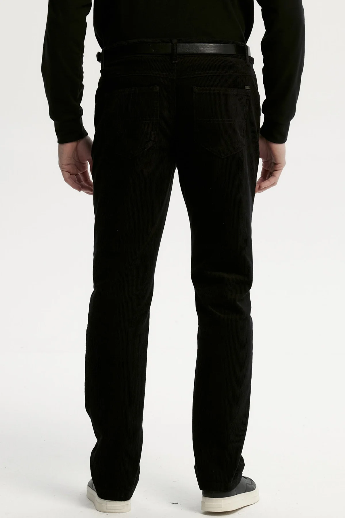 Pantalón Hombre Cotelé Negro - Image 3