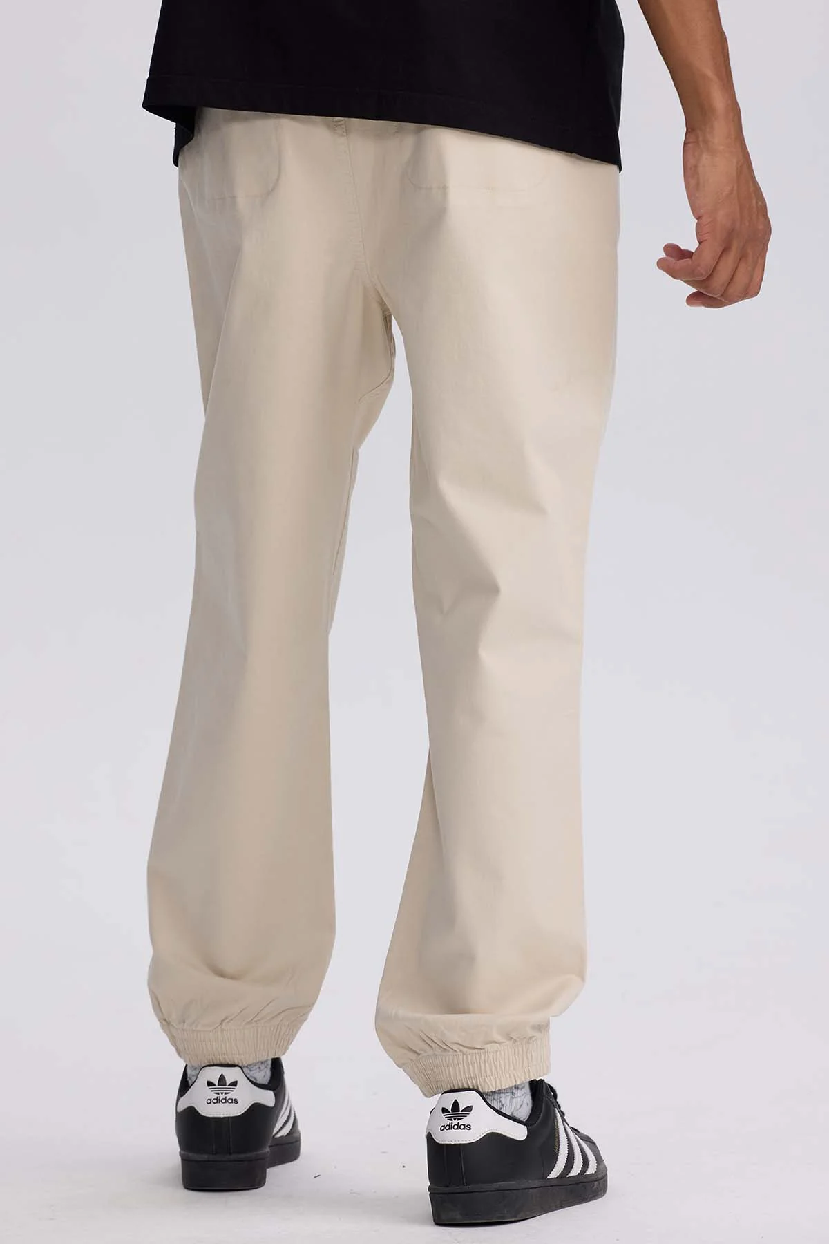 Pantalón Hombre Jogger Twill Beige - Image 3