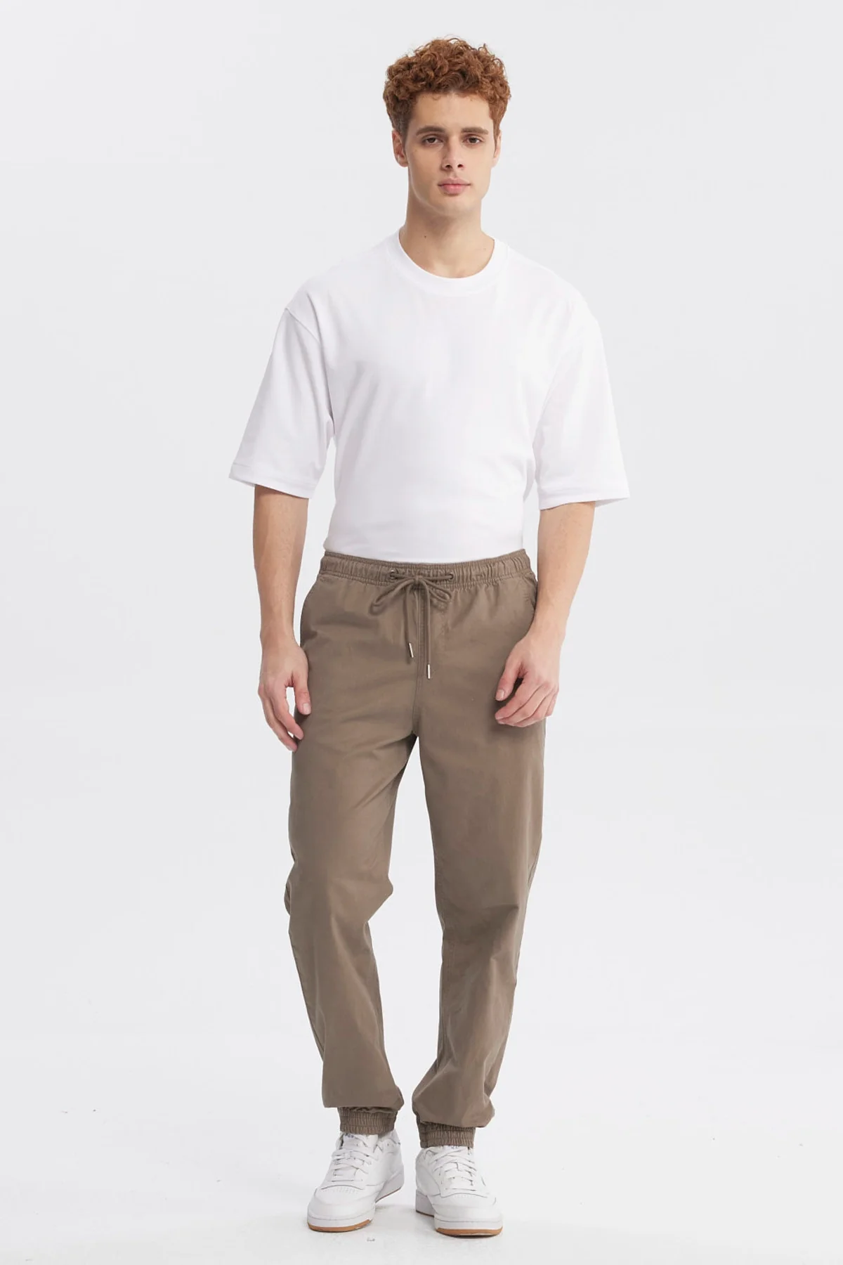 Pantalón Hombre Jogger Twill Kaki - Image 4