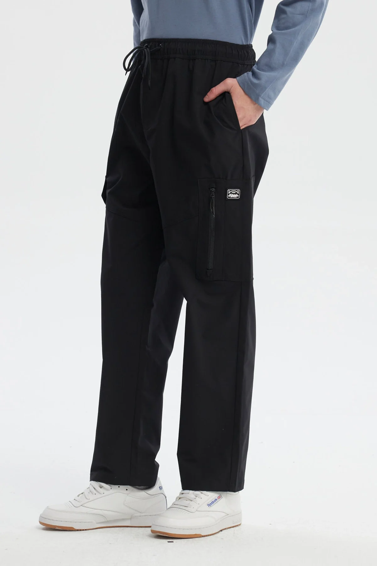 Pantalón Hombre Juvenil Calce Recto Negro - Image 2