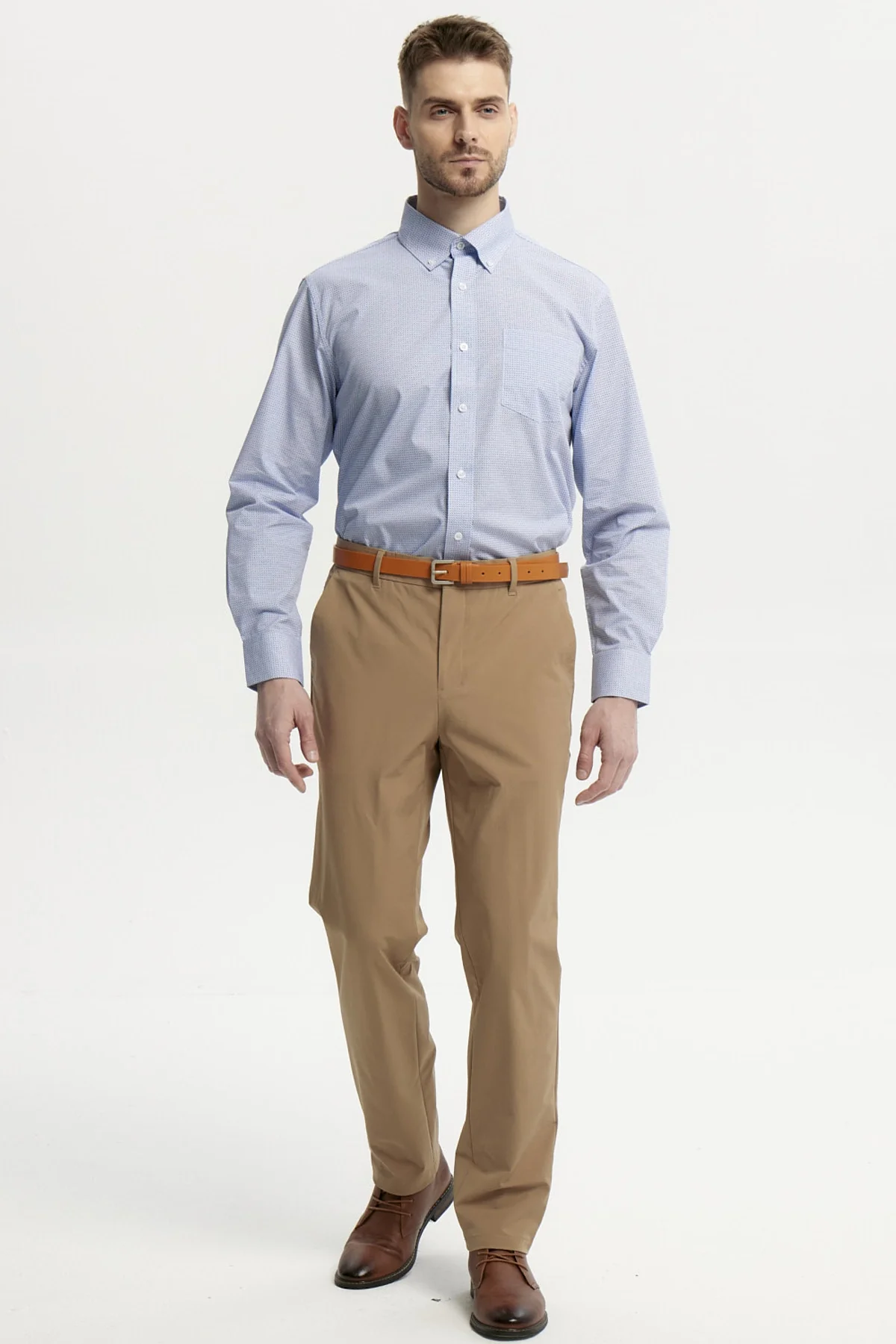 Pantalón Hombre Slim Camel - Image 4