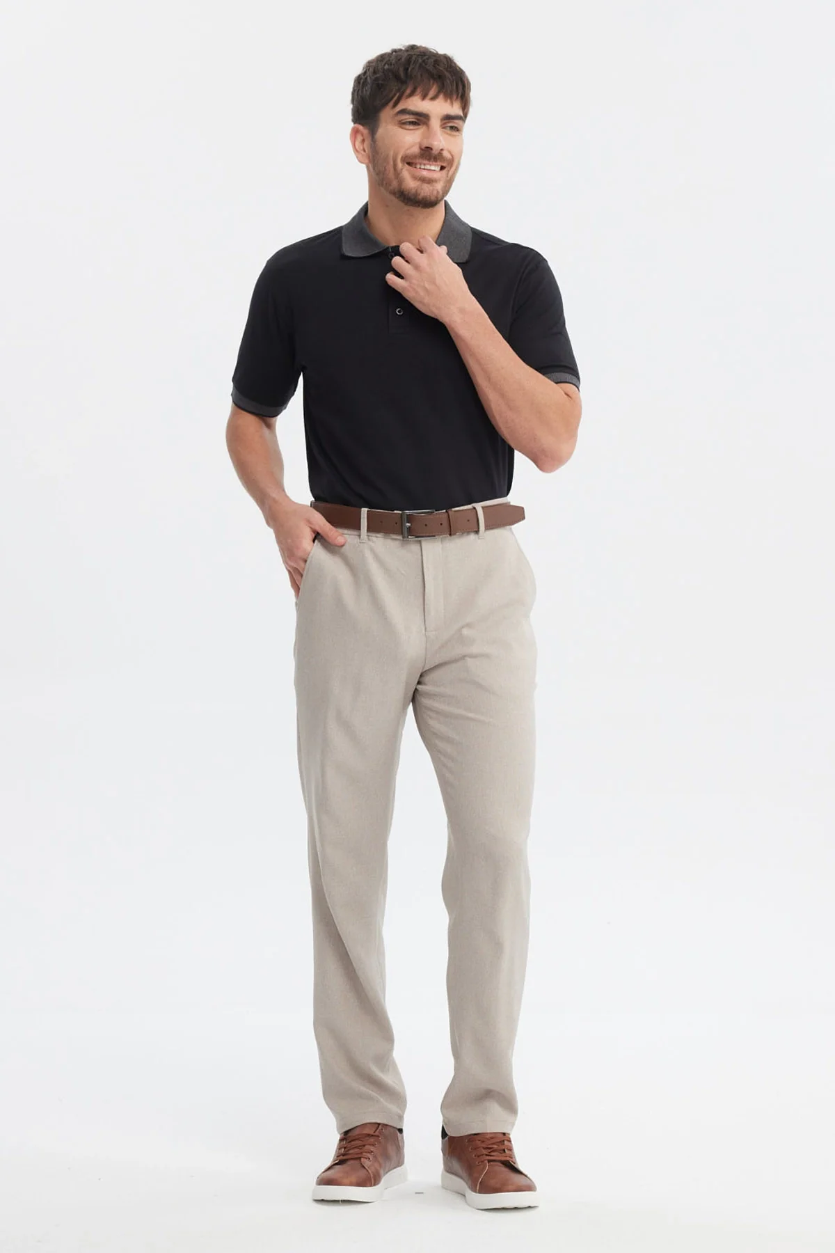 Pantalón Hombre Slim Kaki - Image 4