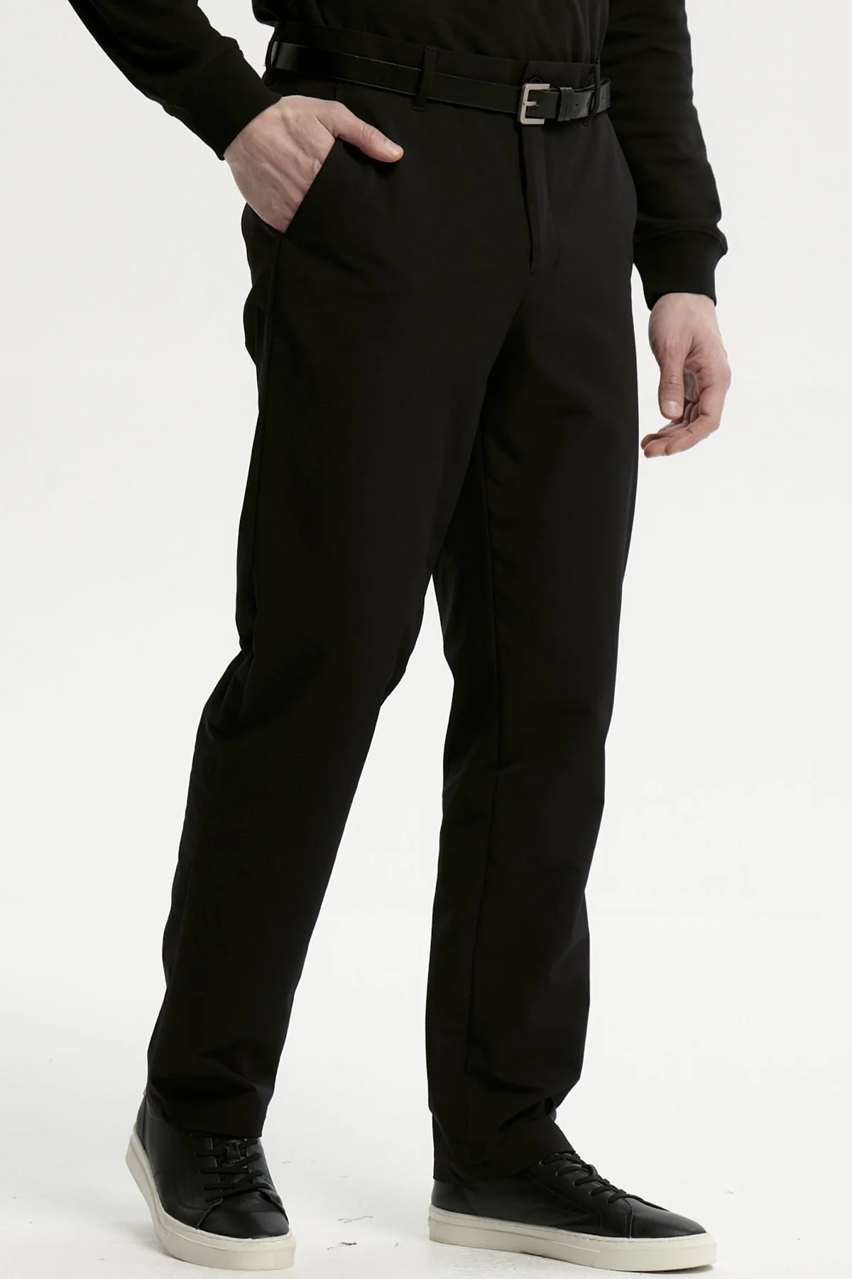 Pantalón Hombre Slim Negro - Image 2