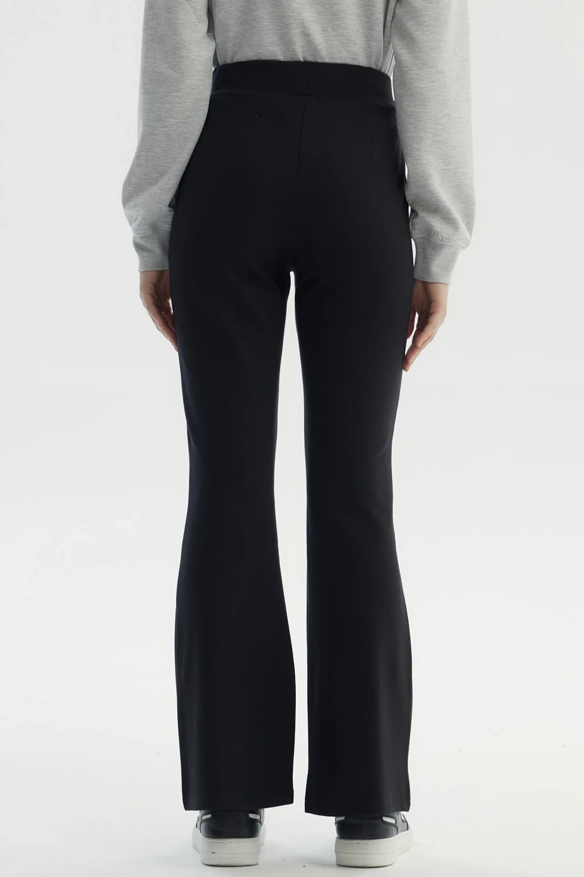 Pantalón Mujer Aplicación Hebilla Negro - Image 3