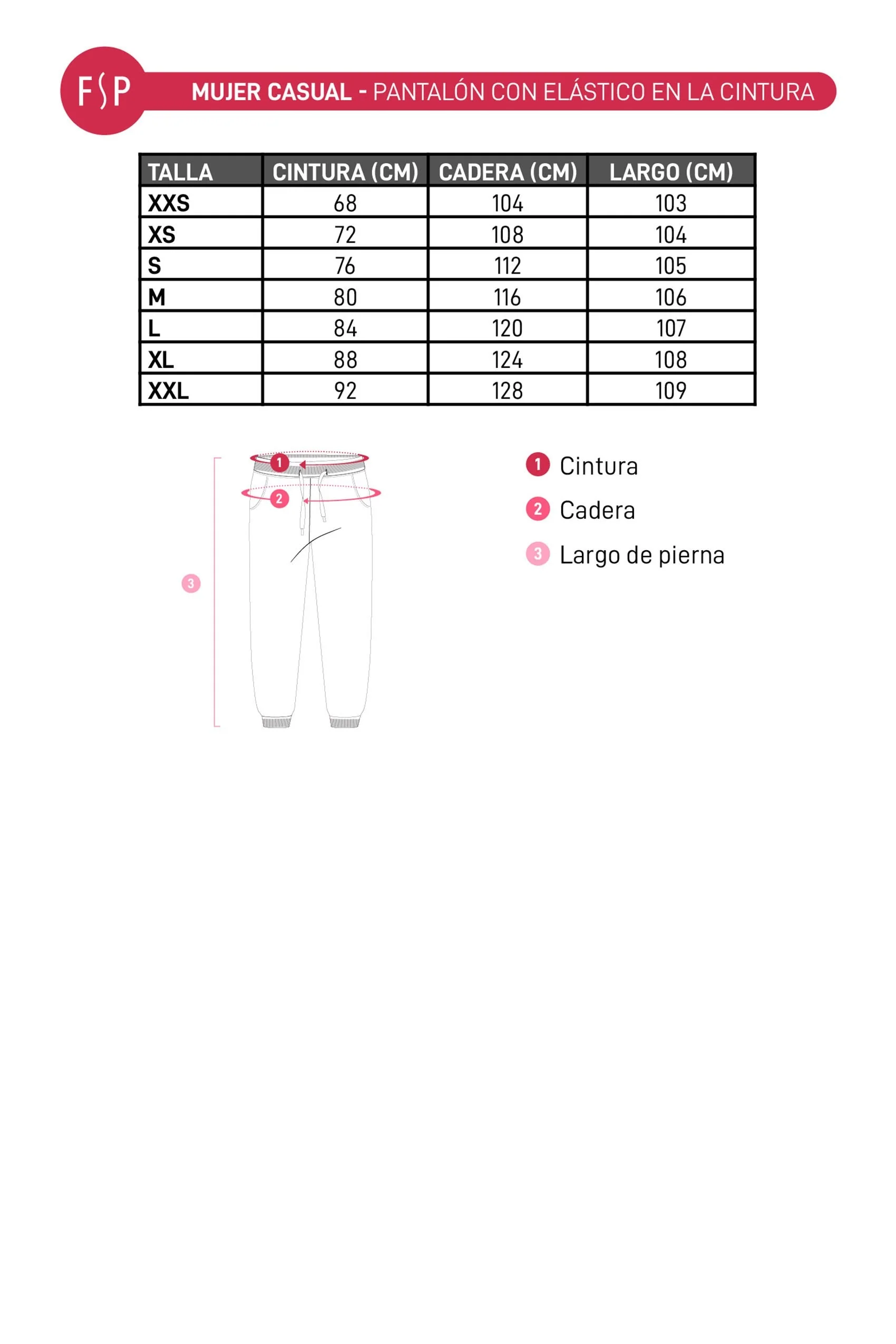 Pantalón Mujer Bombacho Puño Elástico Negro - Image 5