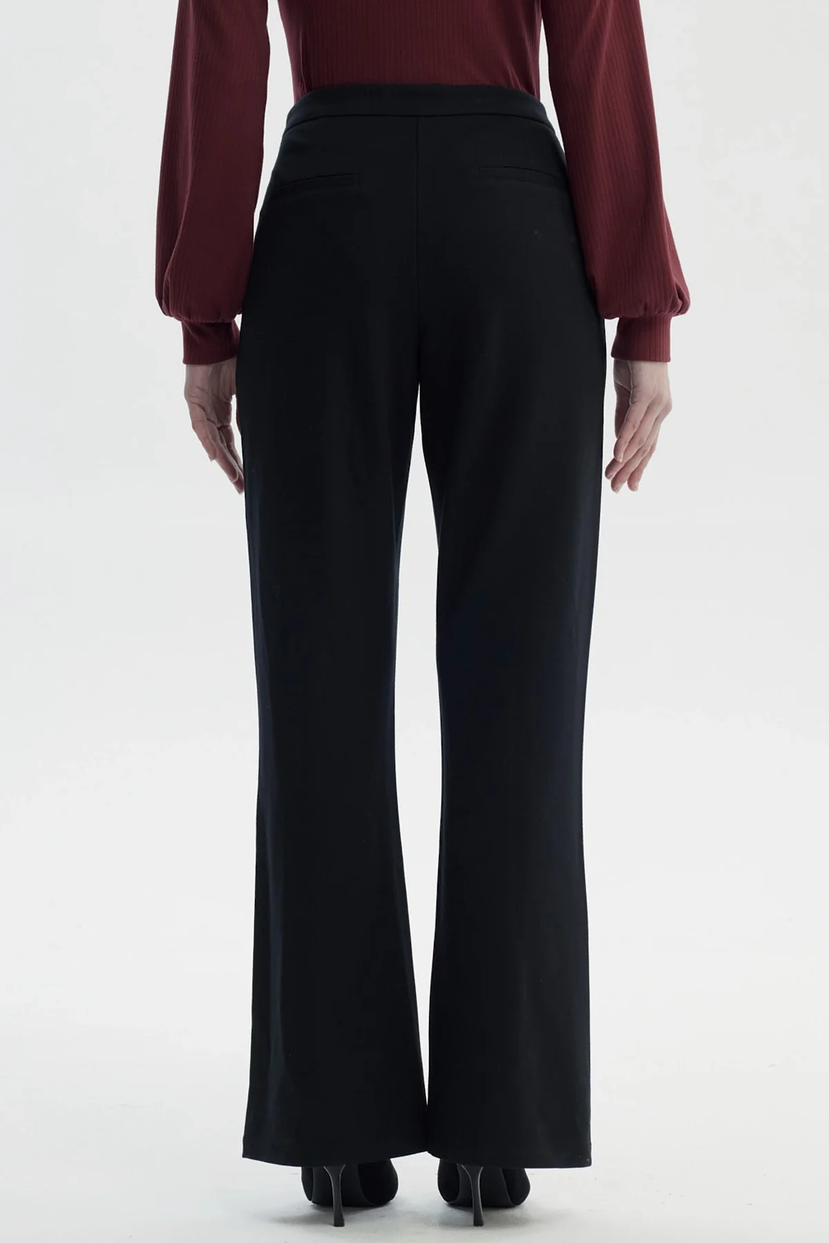 Pantalón Mujer Flare Negro - Image 3