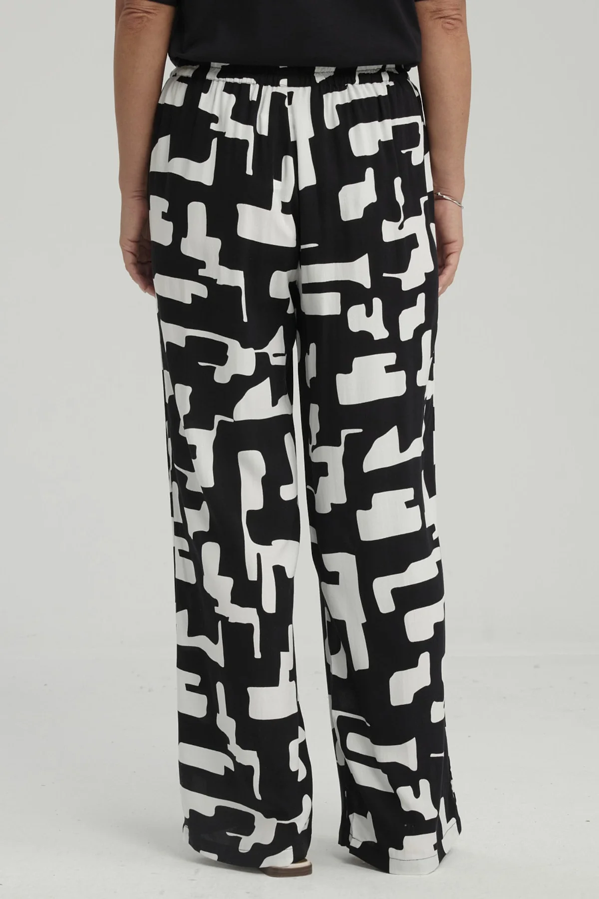 Pantalón Mujer Rapport Negro - Image 3