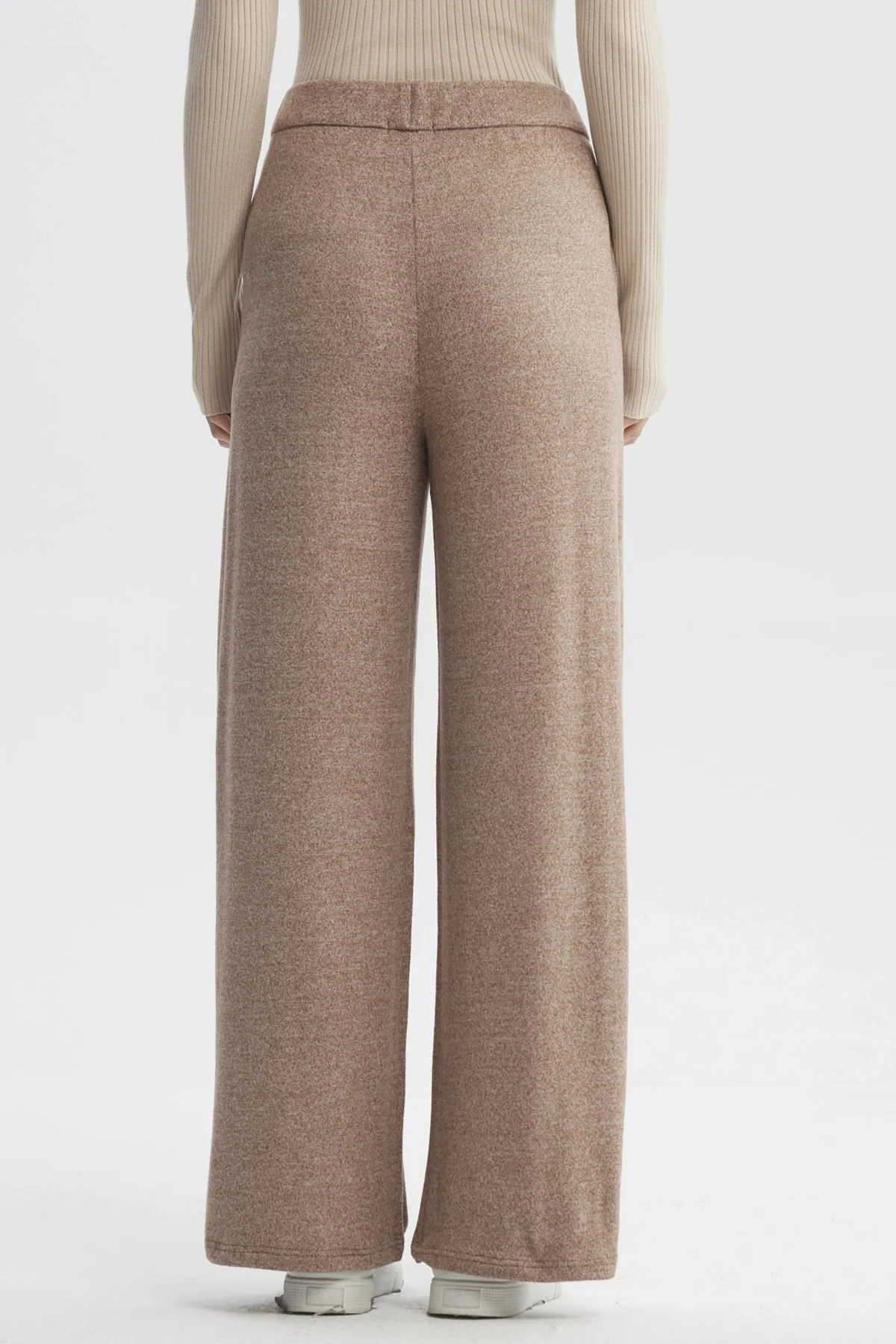Pantalón Mujer Recto Café - Image 3