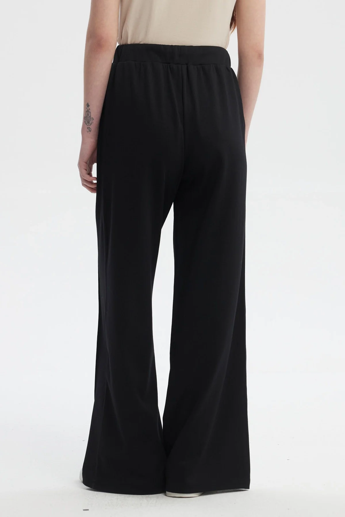 Pantalón Mujer Sastrero Pretina Cordón Negro - Image 3
