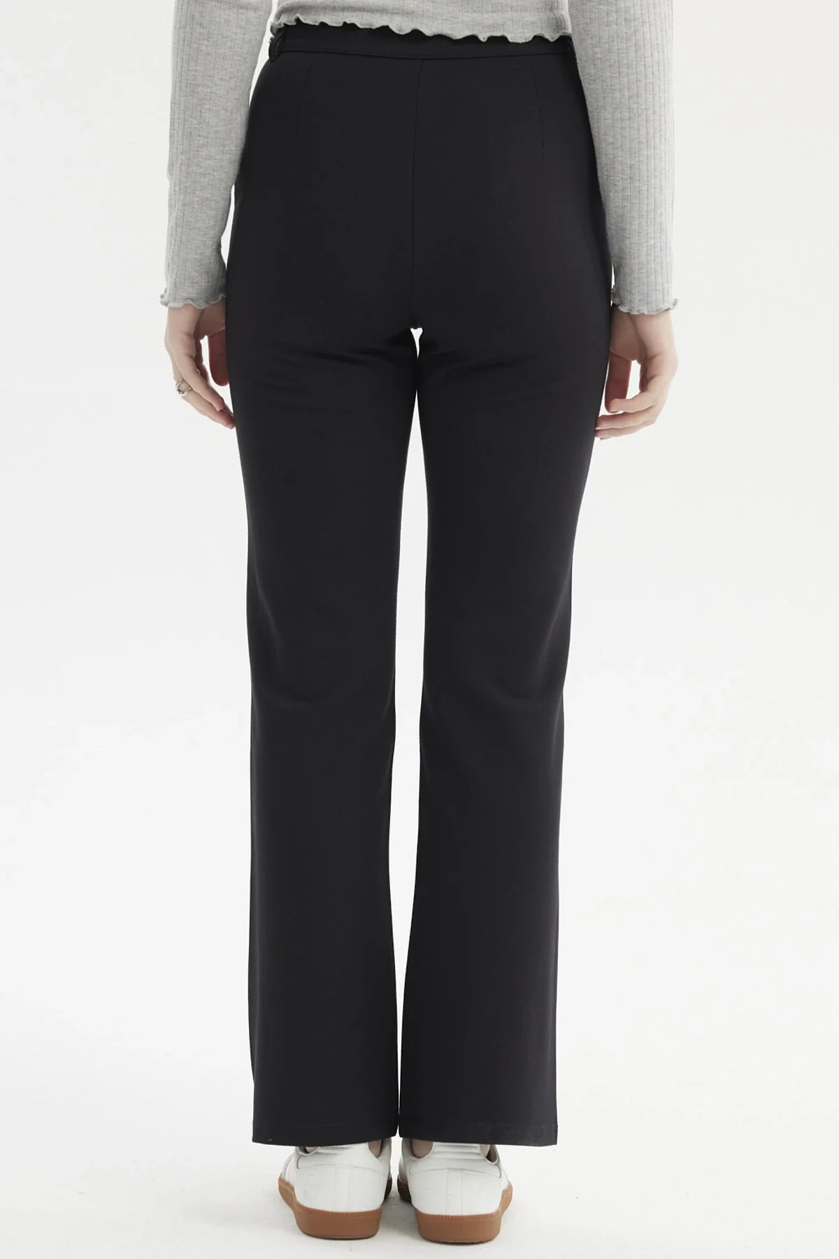 Pantalón Mujer Sastrero Punto Roma Negro - Image 3