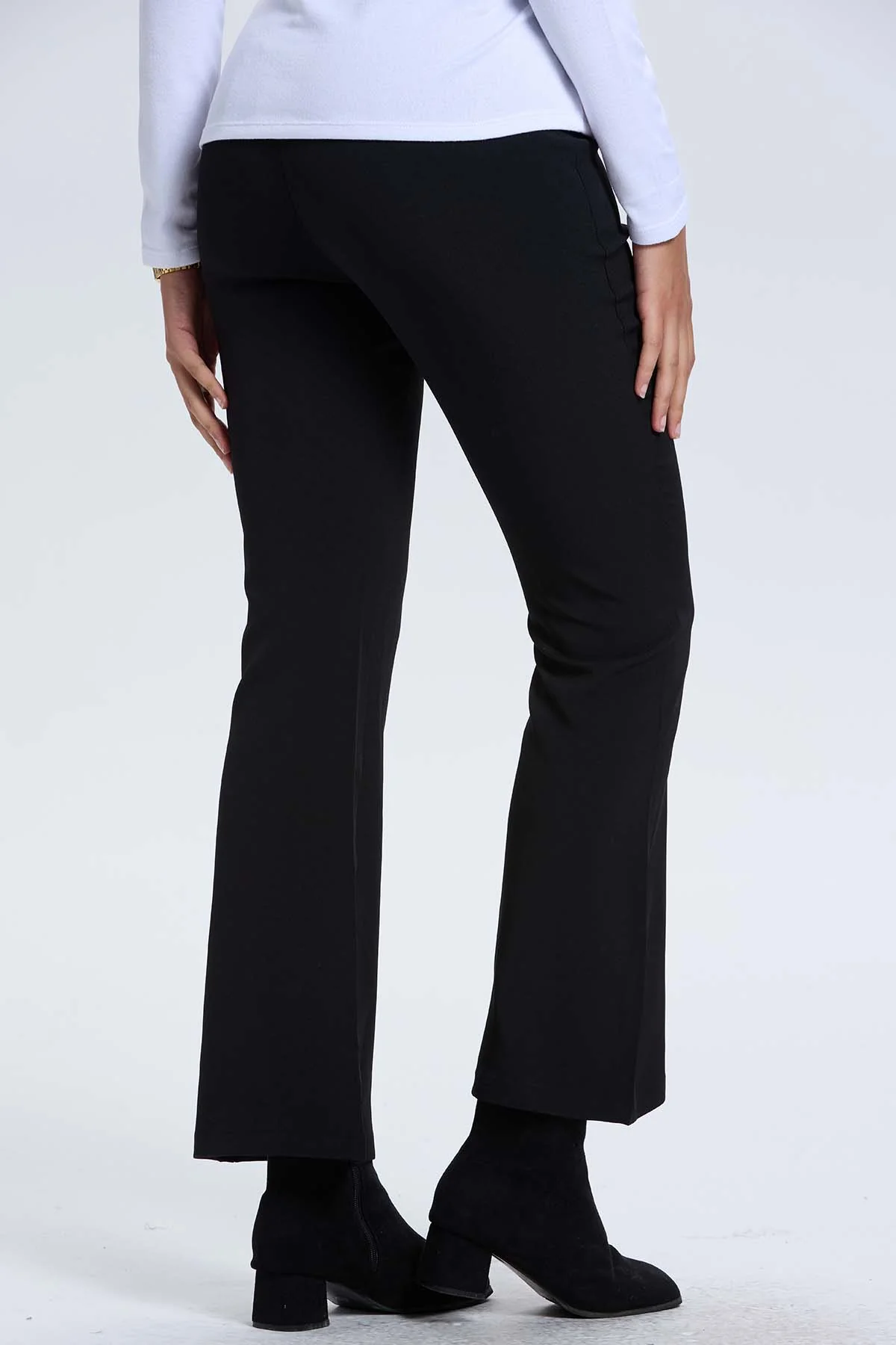 Pantalón Mujer Sastrero Tiro Alto Negro - Image 3