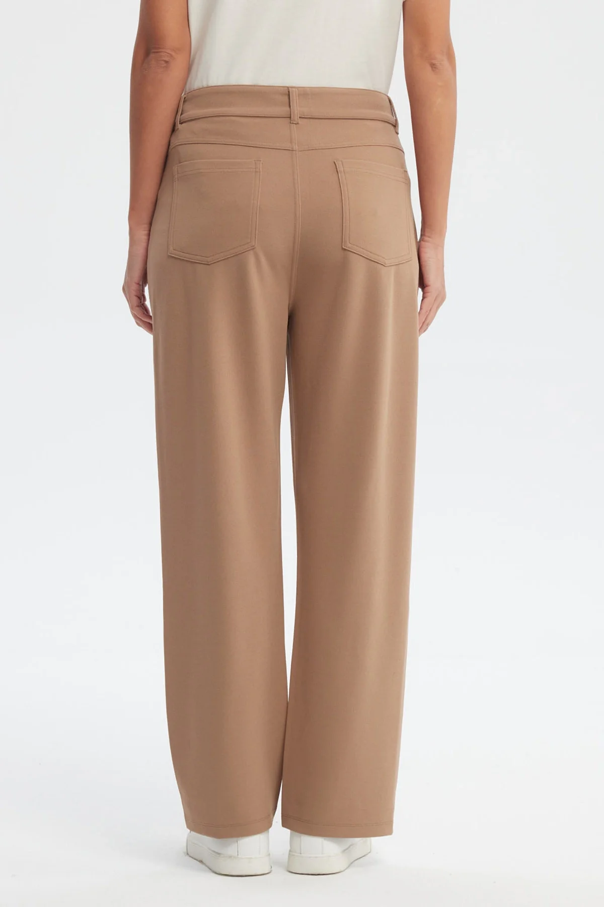 Pantalón Mujer Slim Café Claro - Image 3