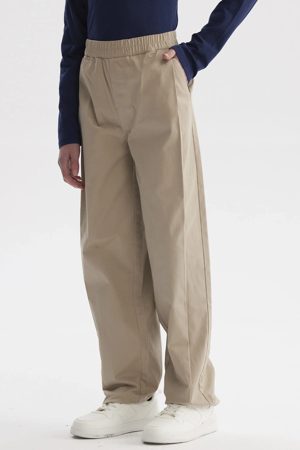 Pantalón Niño Baggy Beige - Image 2