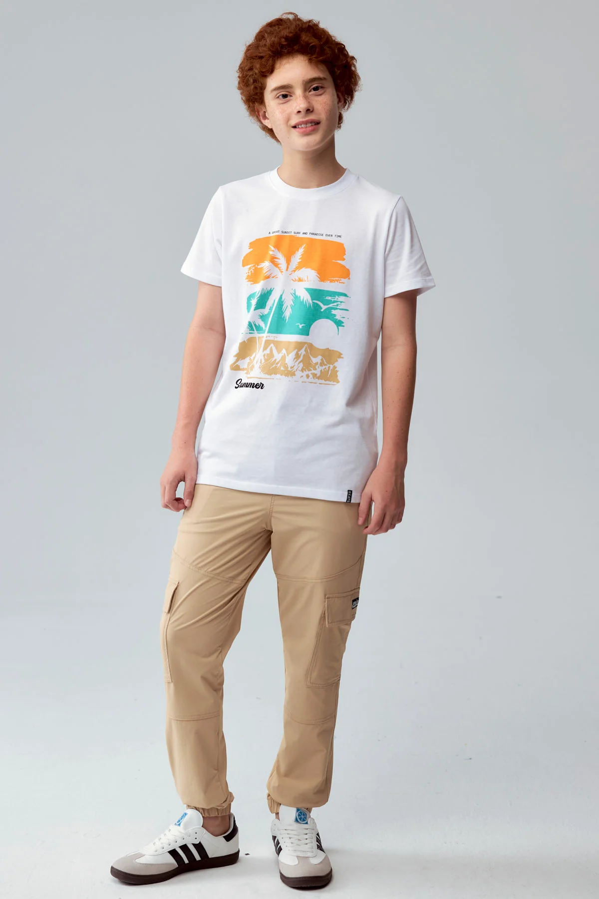 Pantalón Niño Jogger Camel - Image 4