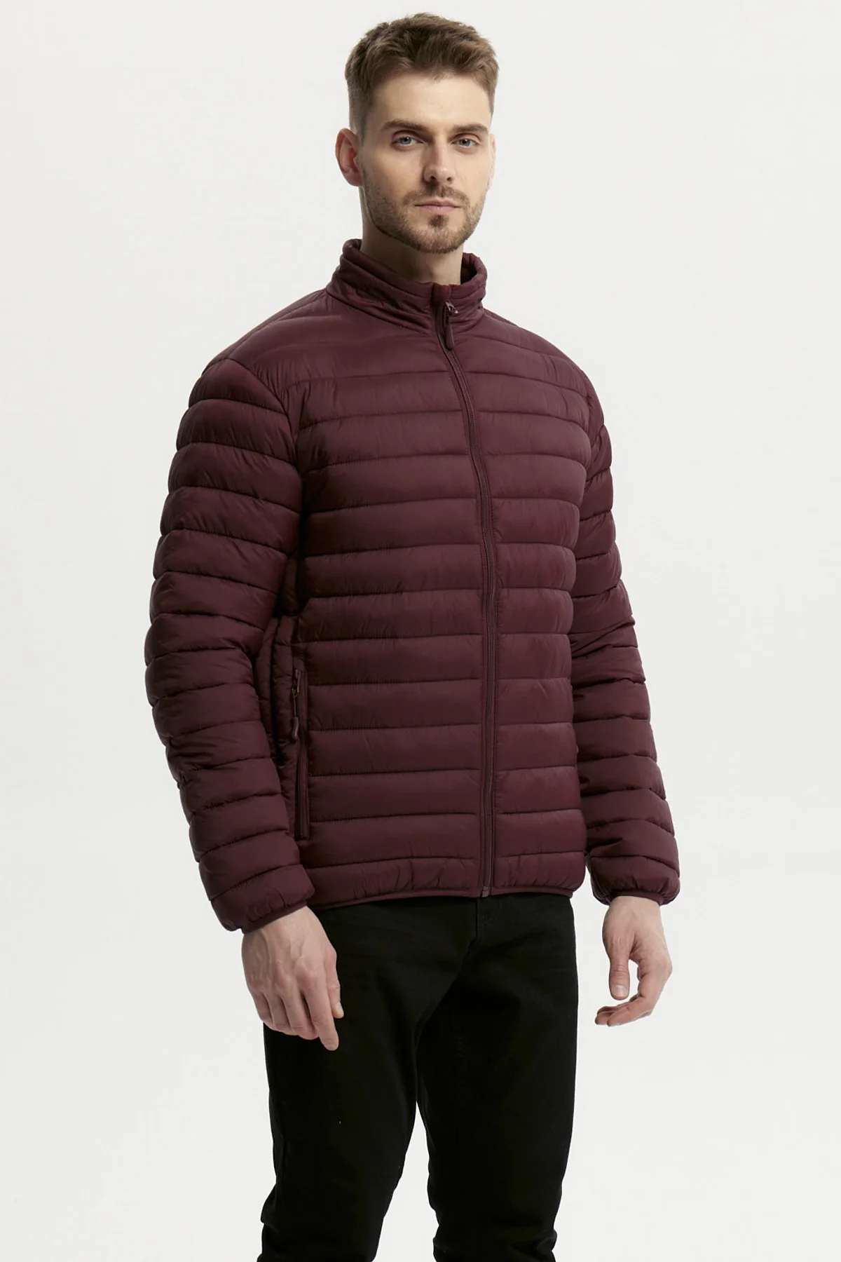 Parka Hombre Básica Burdeo - Image 2