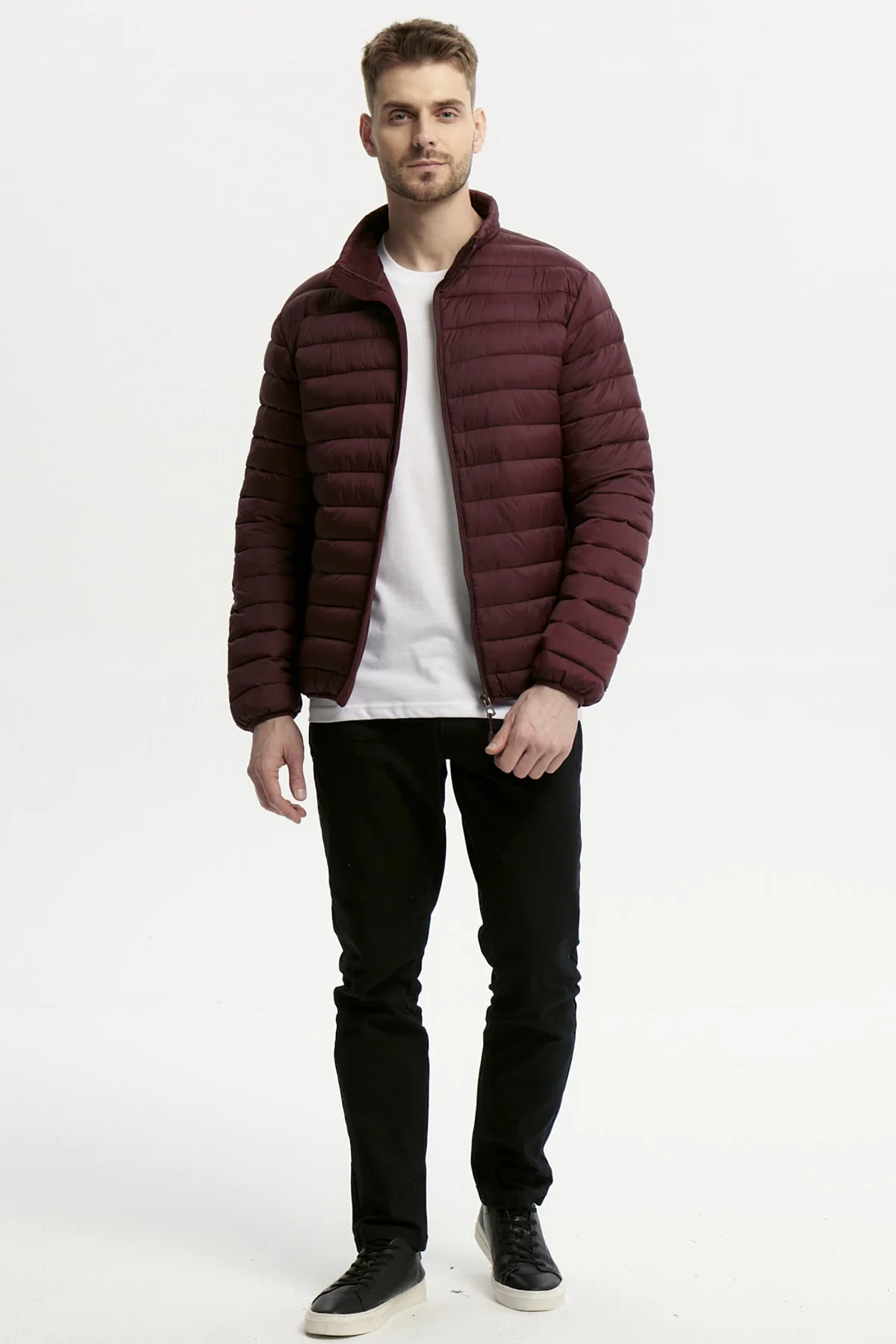 Parka Hombre Básica Burdeo - Image 4
