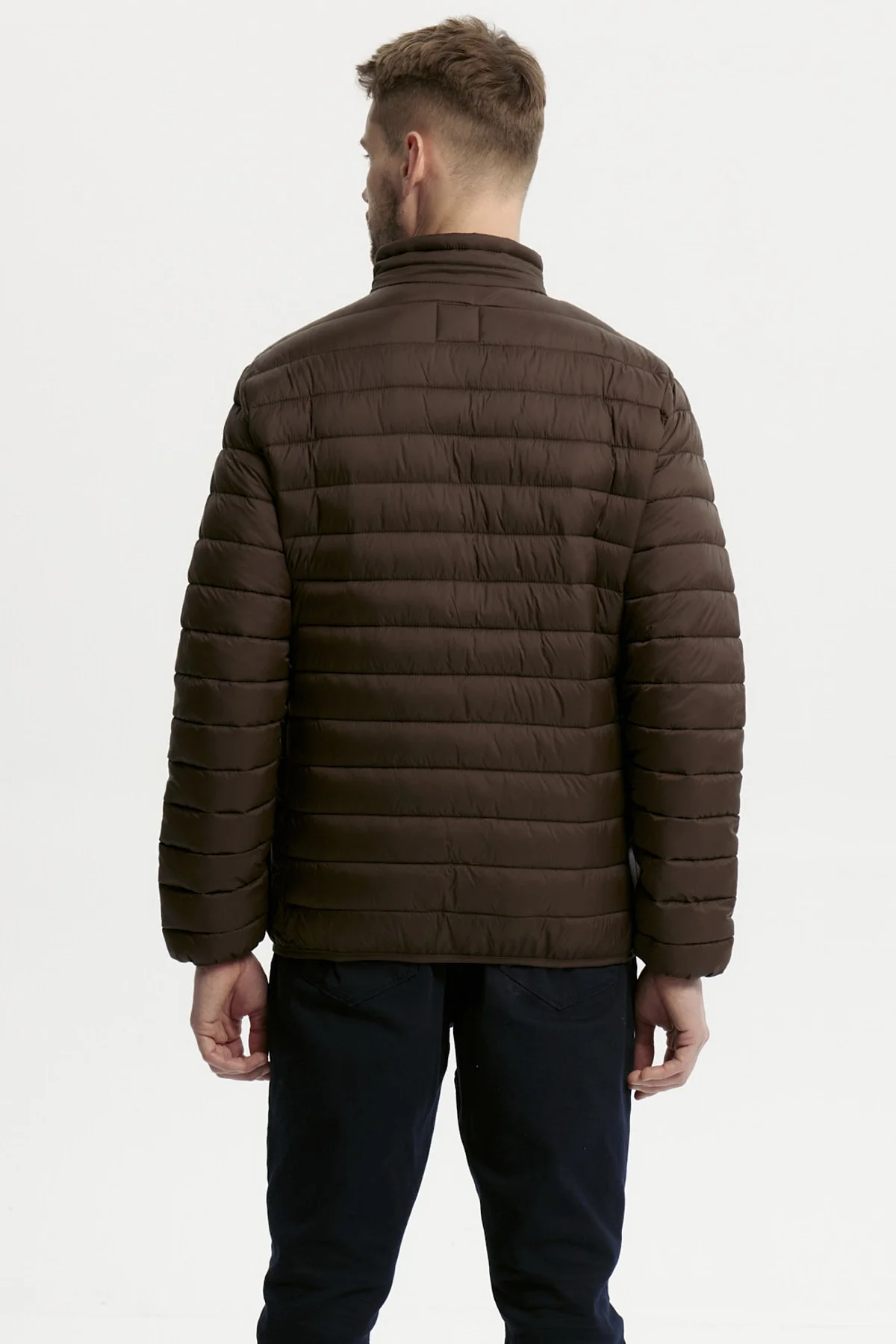 Parka Hombre Básica Chocolate - Image 3