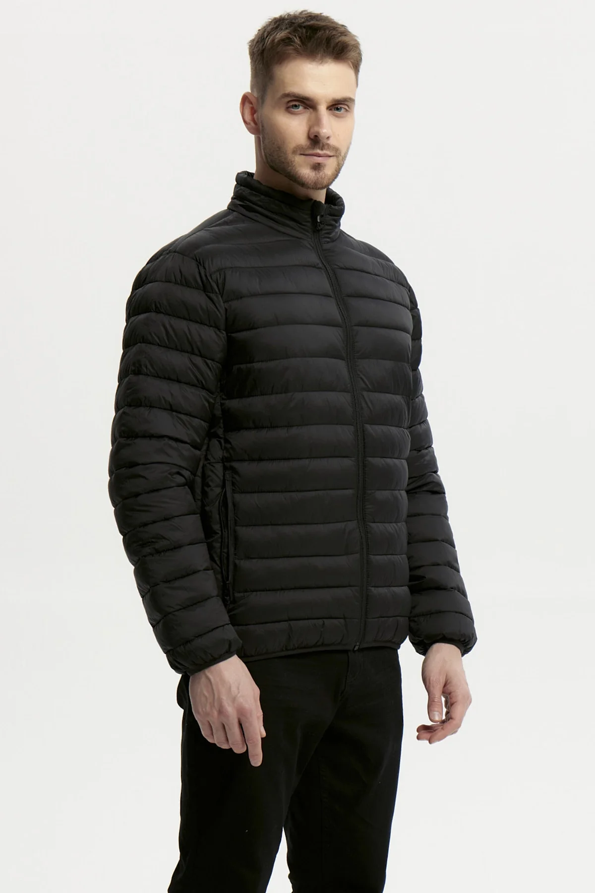 Parka Hombre Básica Negro - Image 2